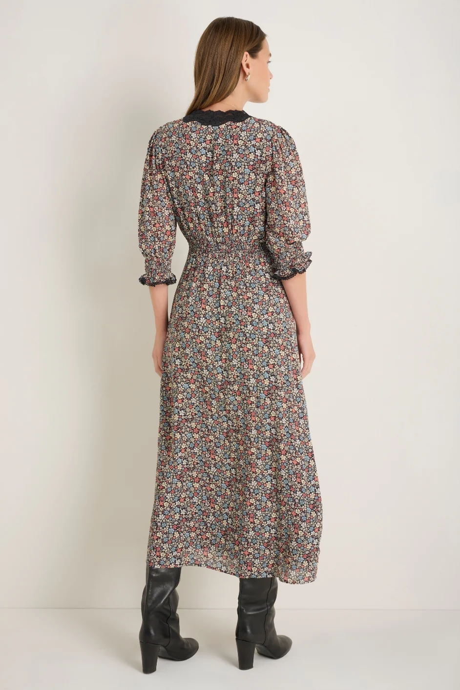 Elodie Dress - Retro Floral - Image 4