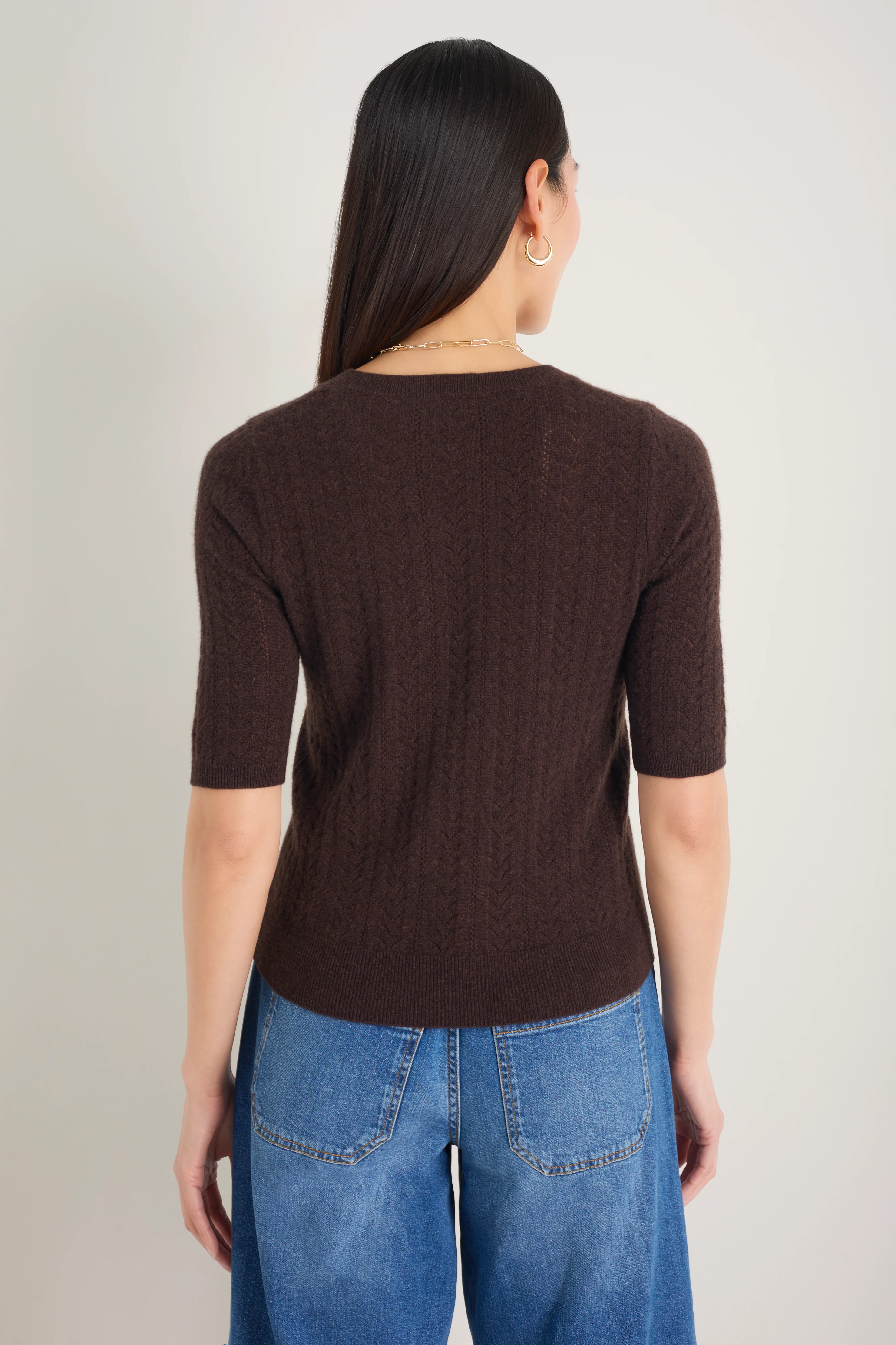 Elodie Knit Top - Cocoa - Image 10