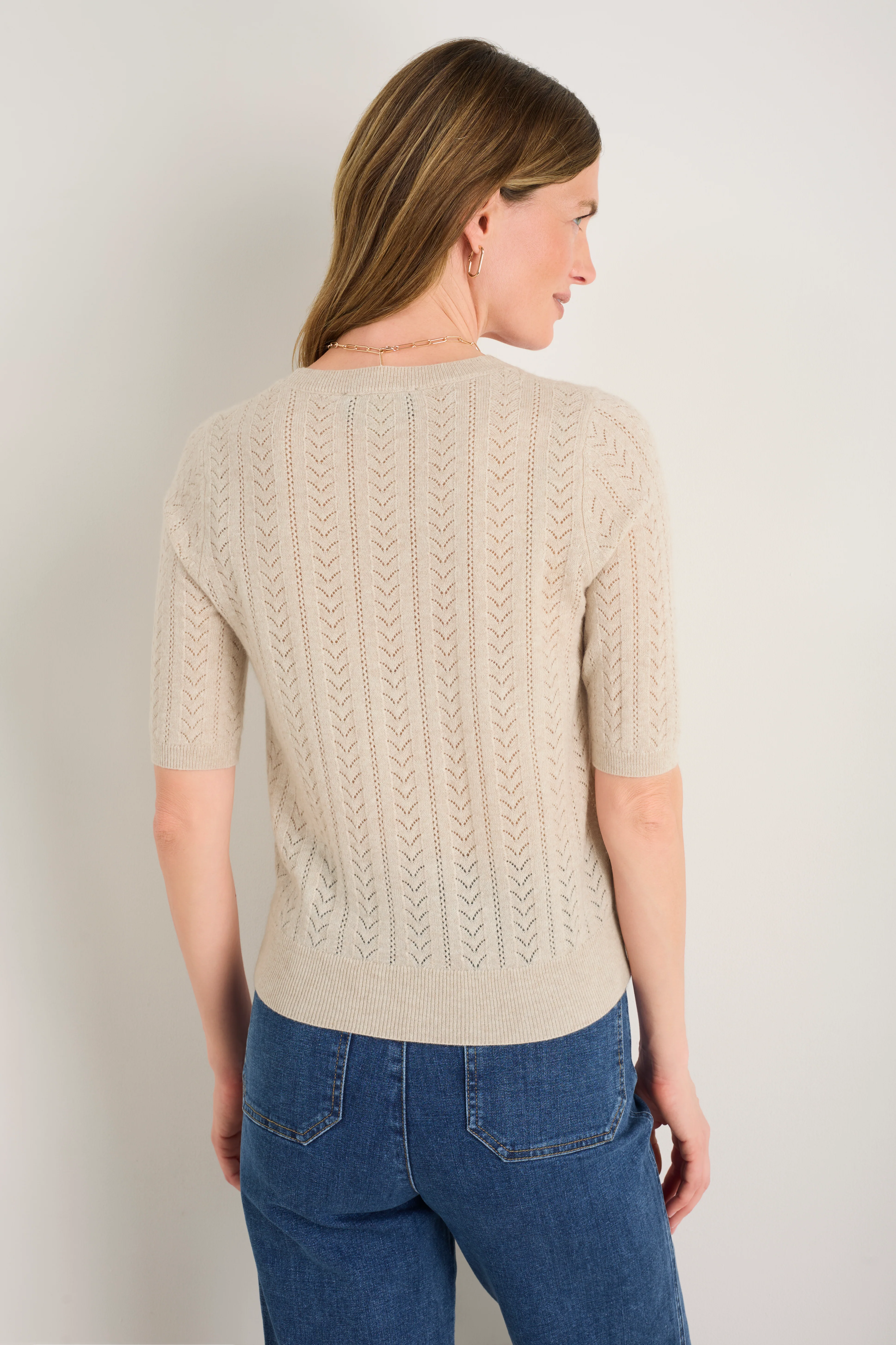 Elodie Knit Top - Parchment - Image 4