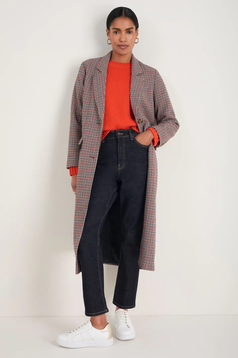 Emilia Check Coat - Dogtooth - Image 3