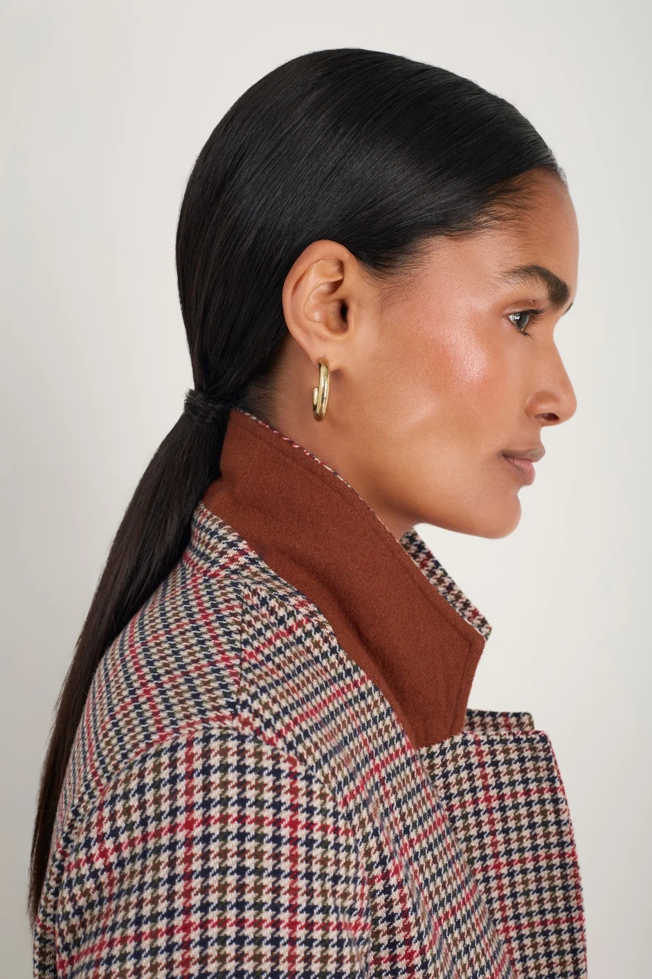 Emilia Check Coat - Dogtooth - Image 4