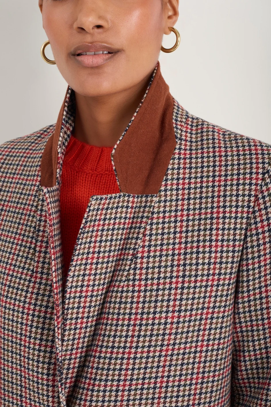 Emilia Check Coat - Dogtooth - Image 6