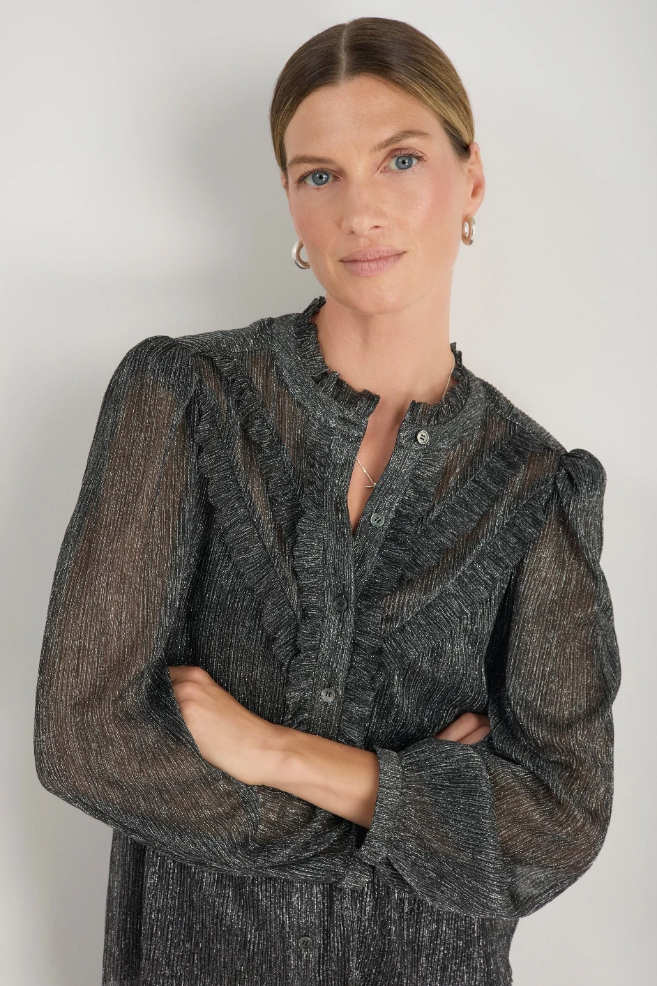 Fern Blouse - Pewter - Image 3