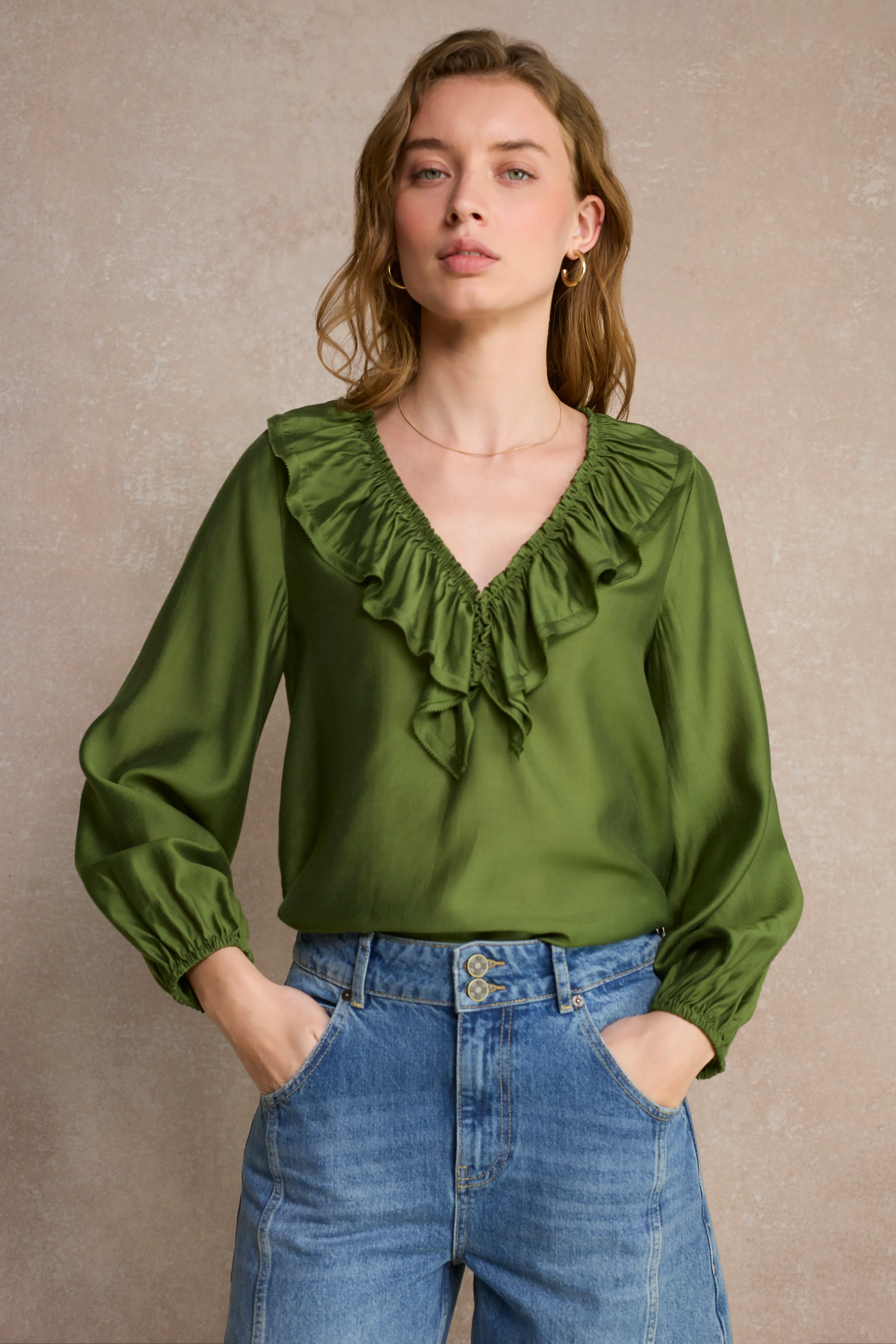 Florence Blouse - Fern Green - Image 2