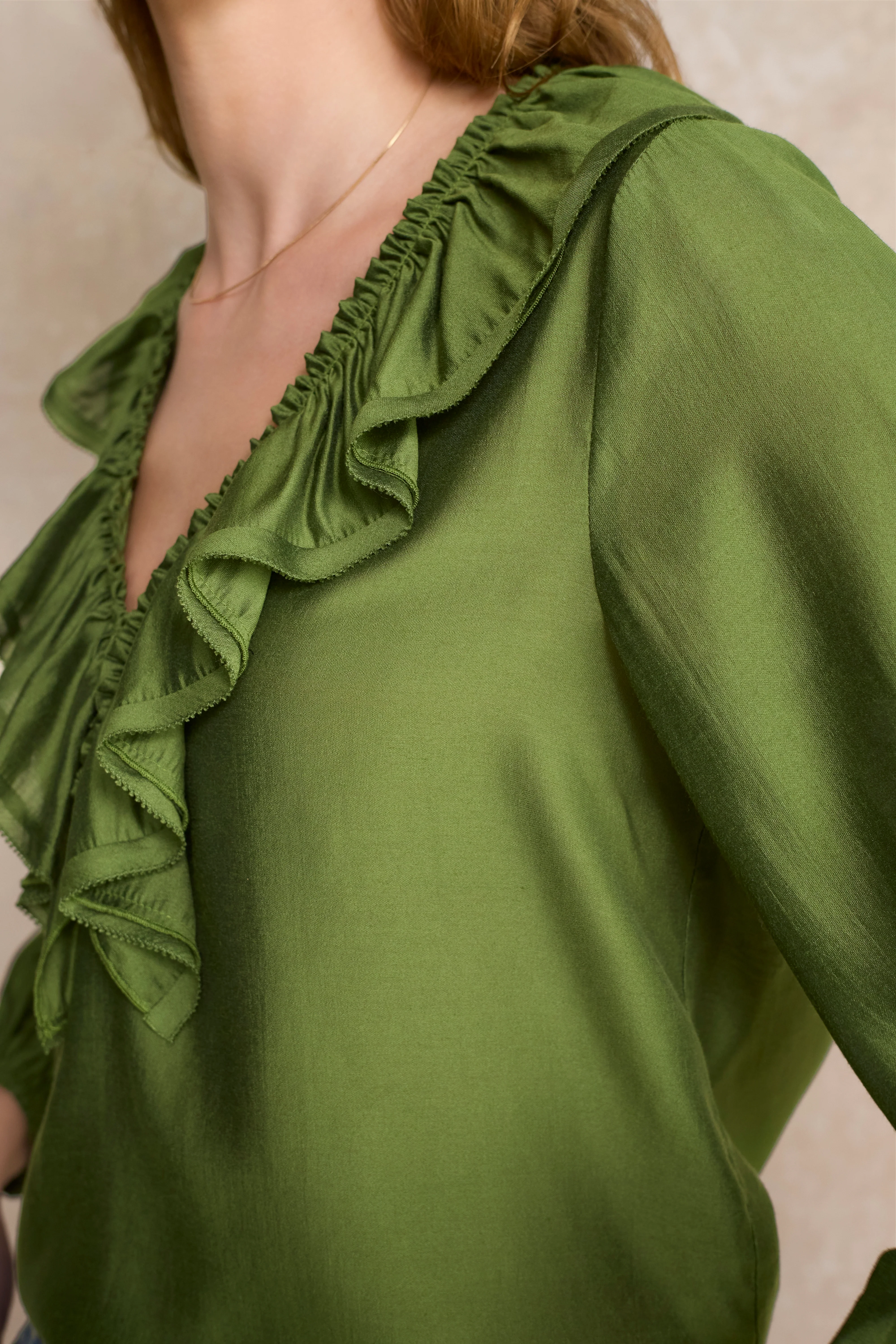 Florence Blouse - Fern Green - Image 3
