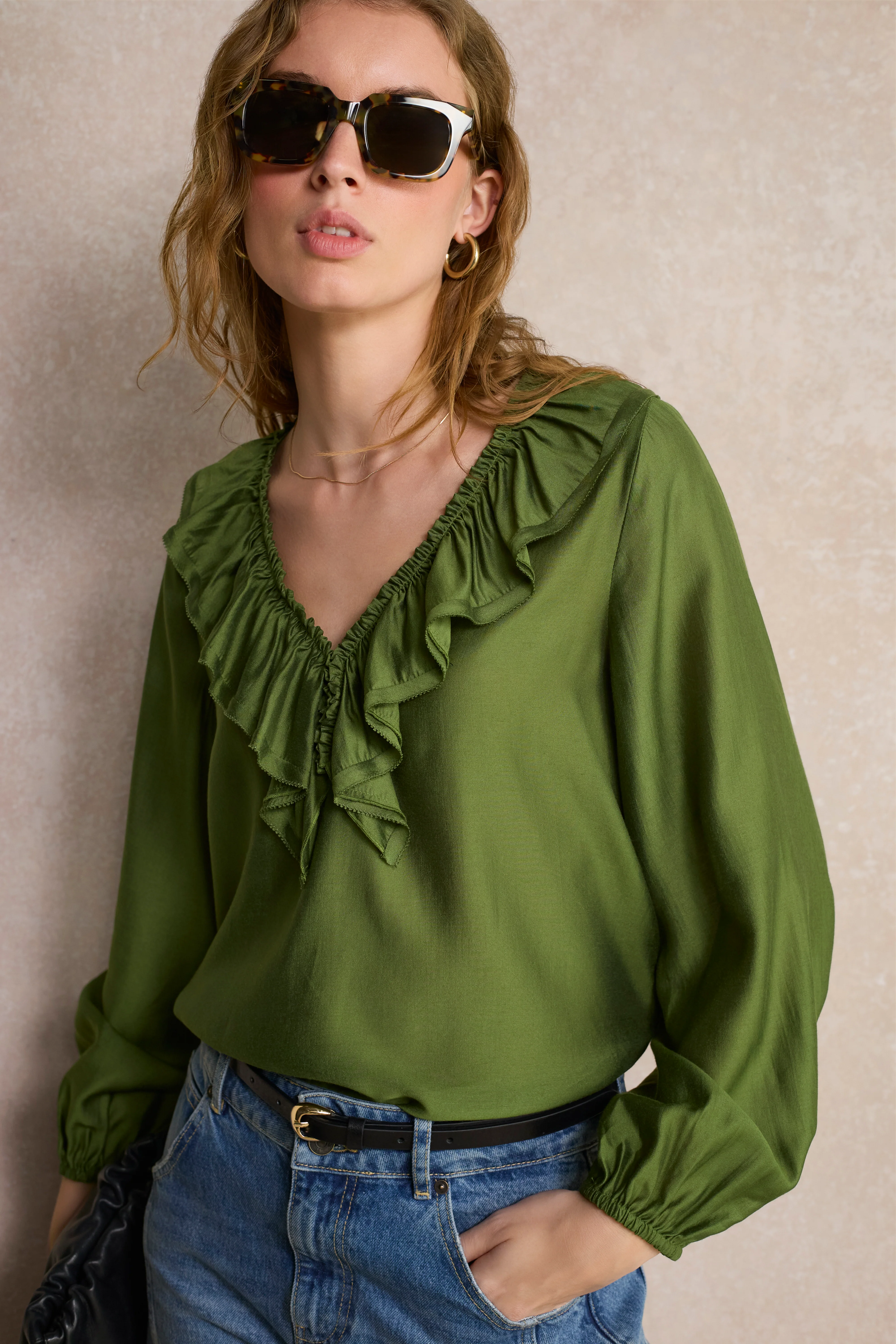 Florence Blouse - Fern Green - Image 4