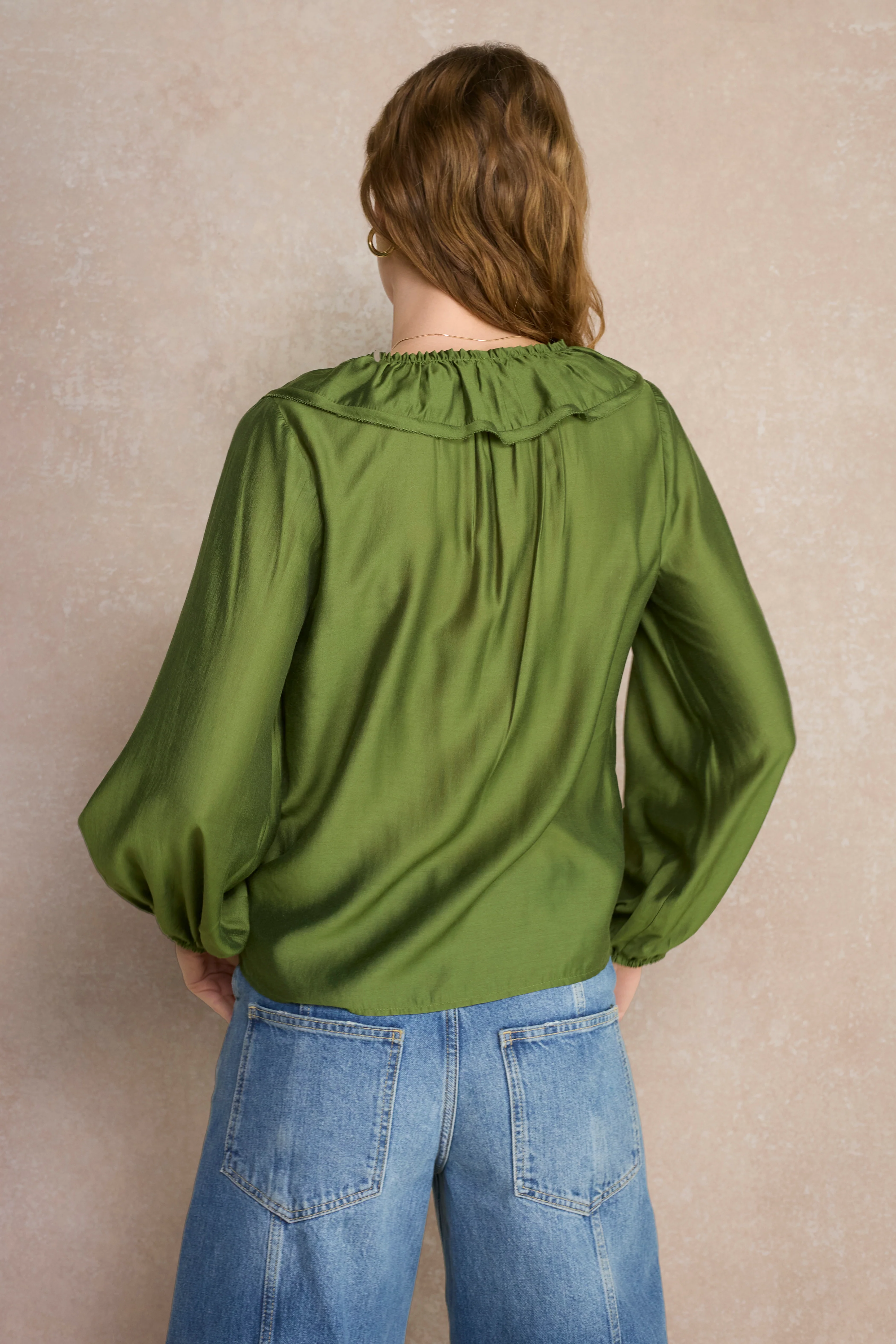 Florence Blouse - Fern Green - Image 5