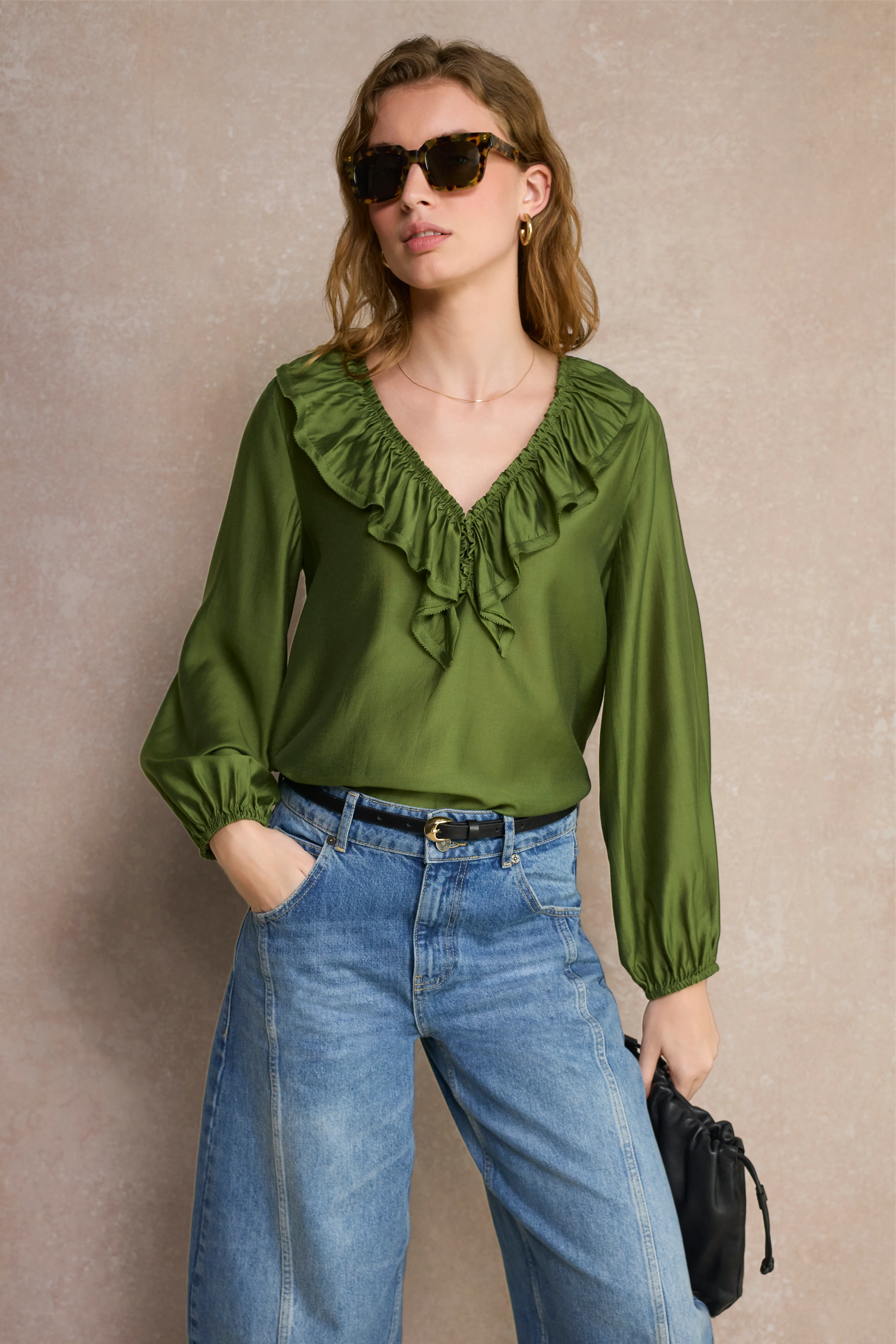 Florence Blouse - Fern Green - Image 6