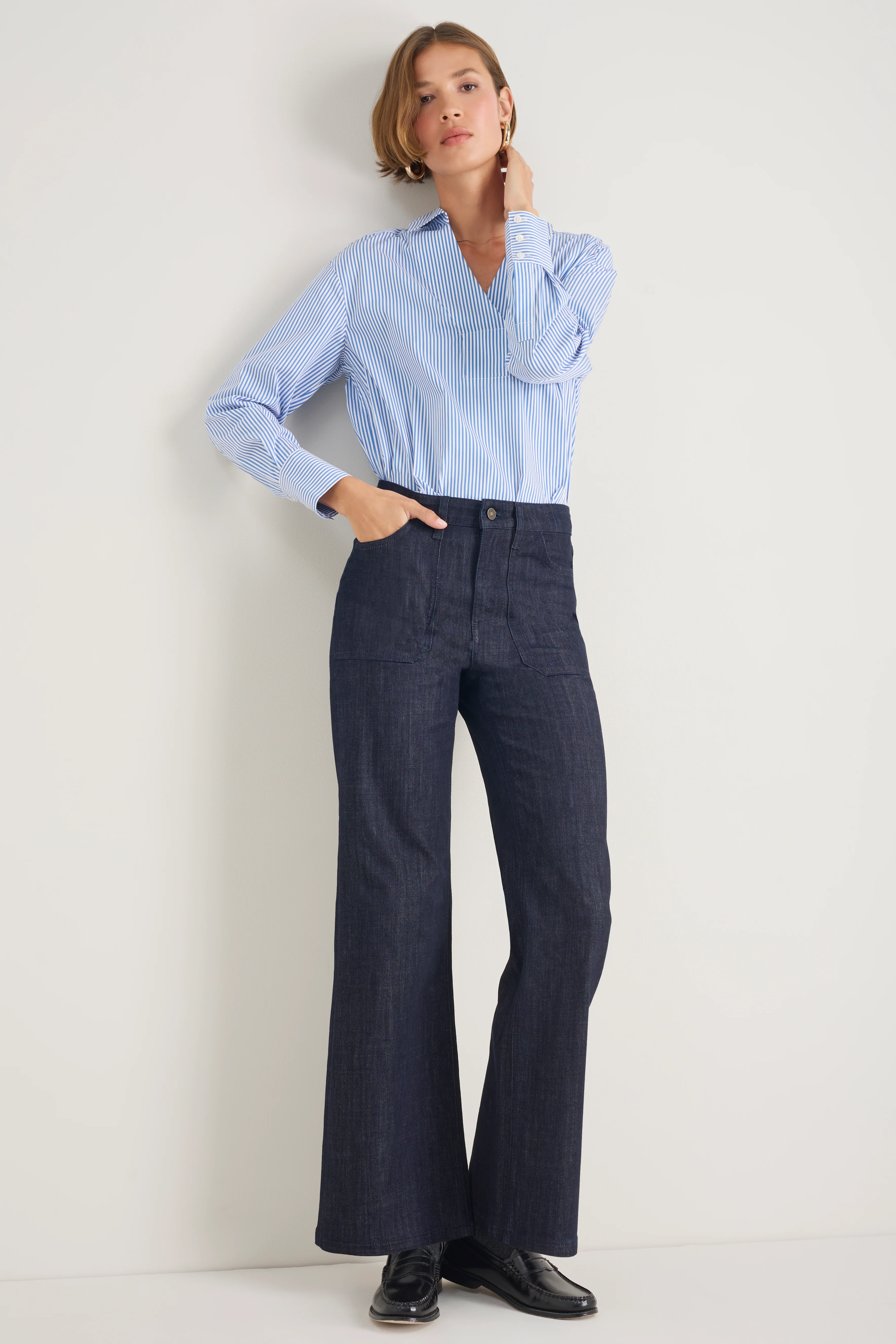 Flossie Flare Jean - Rinse Wash