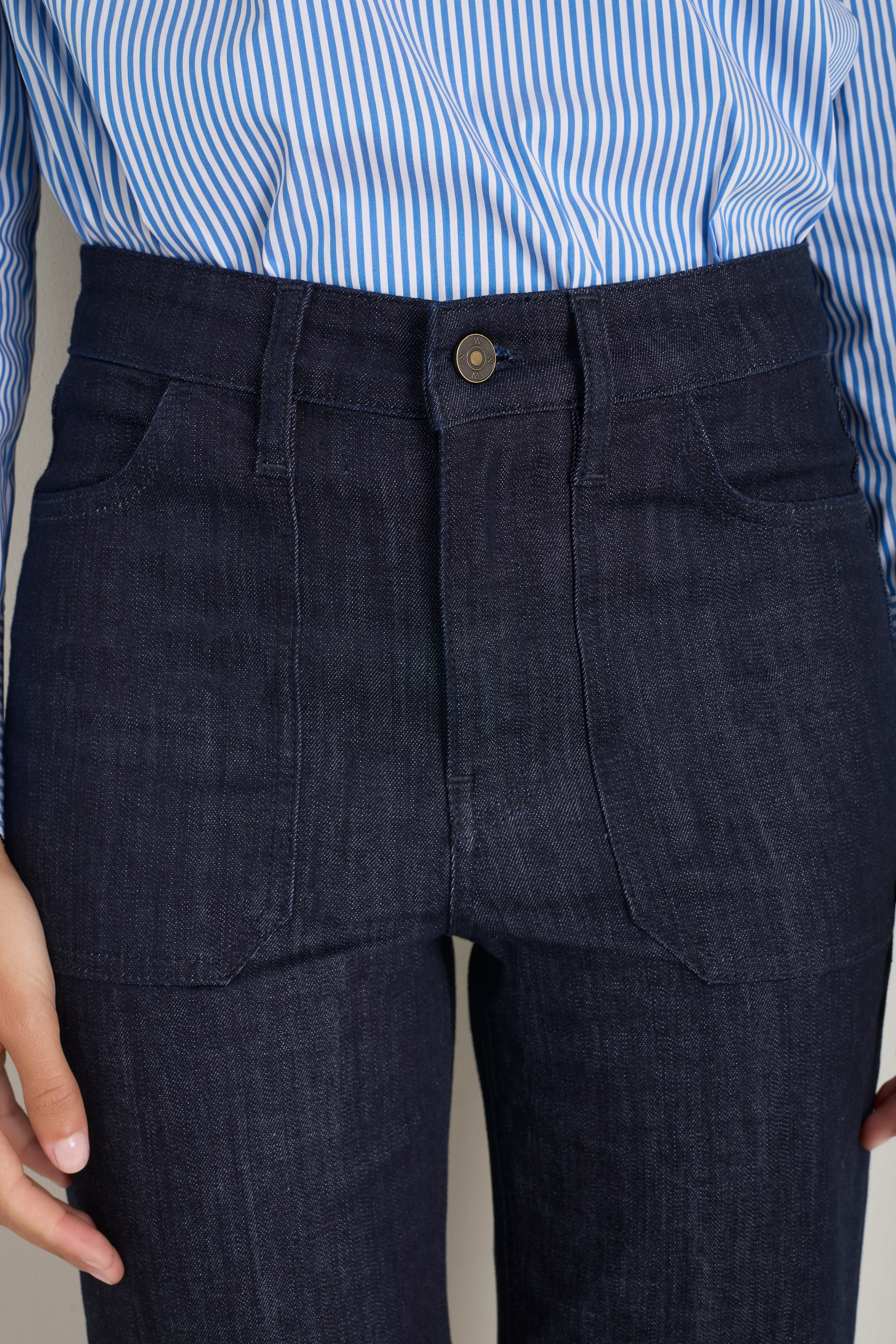 Flossie Flare Jean - Rinse Wash - Image 2