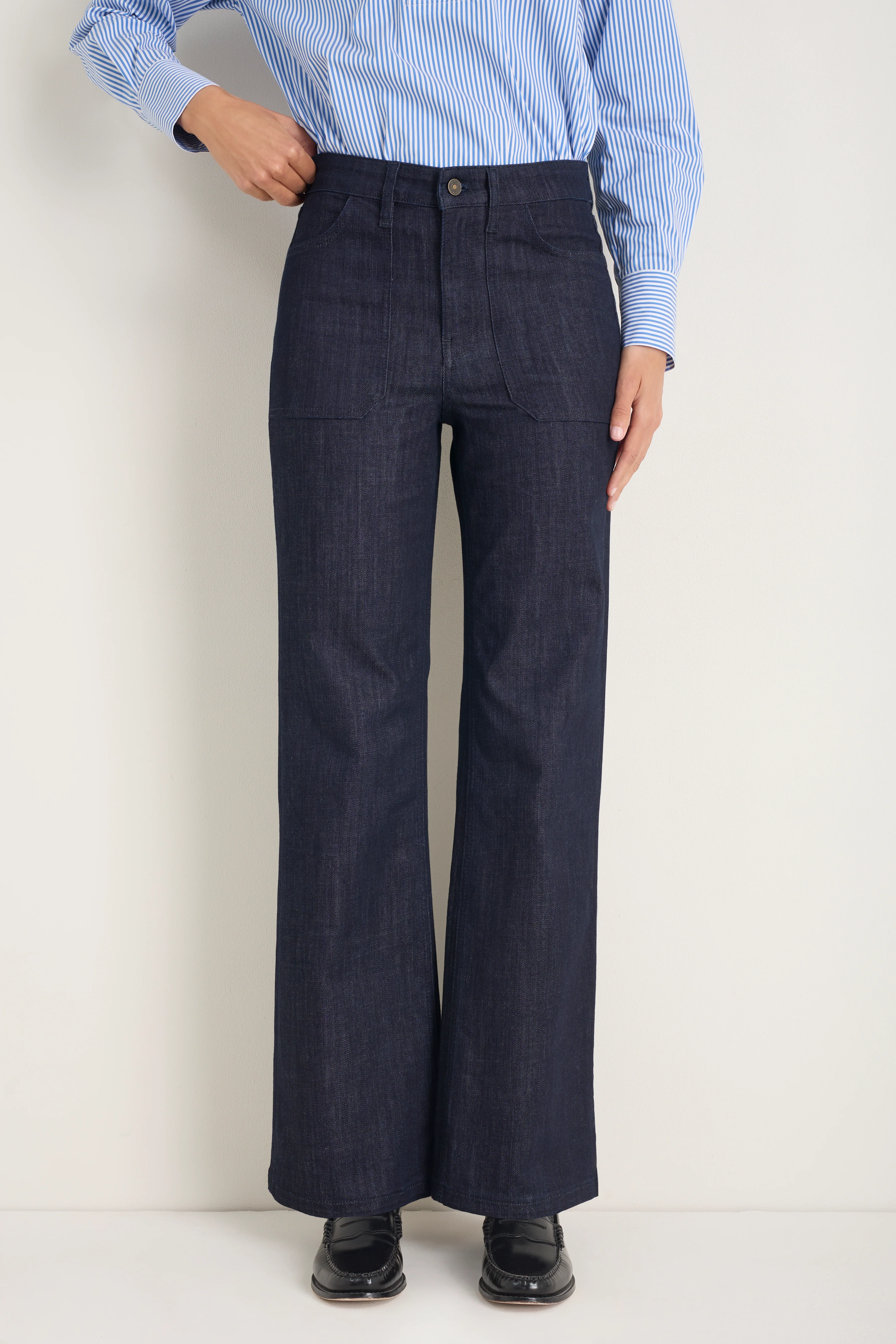 Flossie Flare Jean - Rinse Wash - Image 3