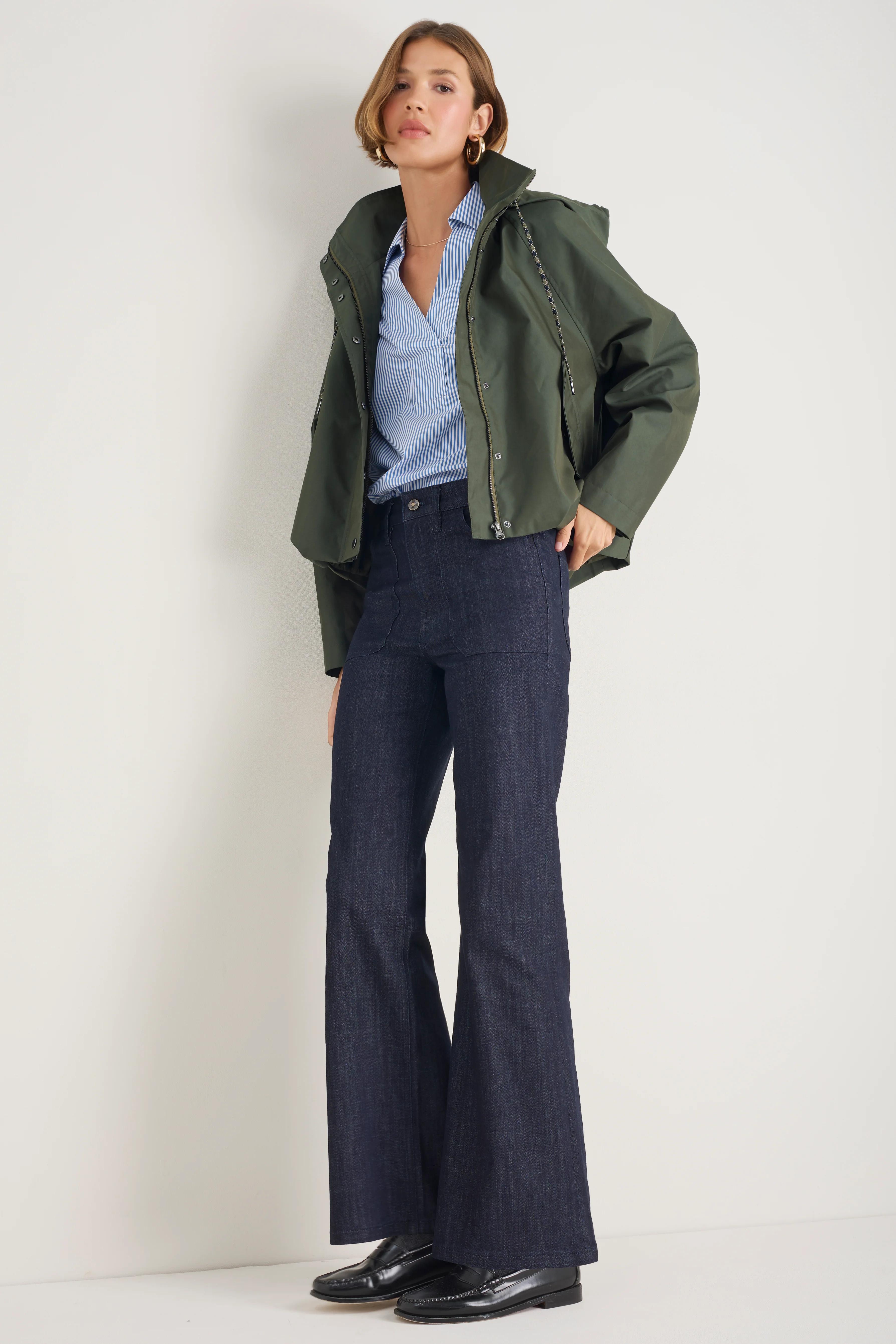 Flossie Flare Jean - Rinse Wash - Image 5