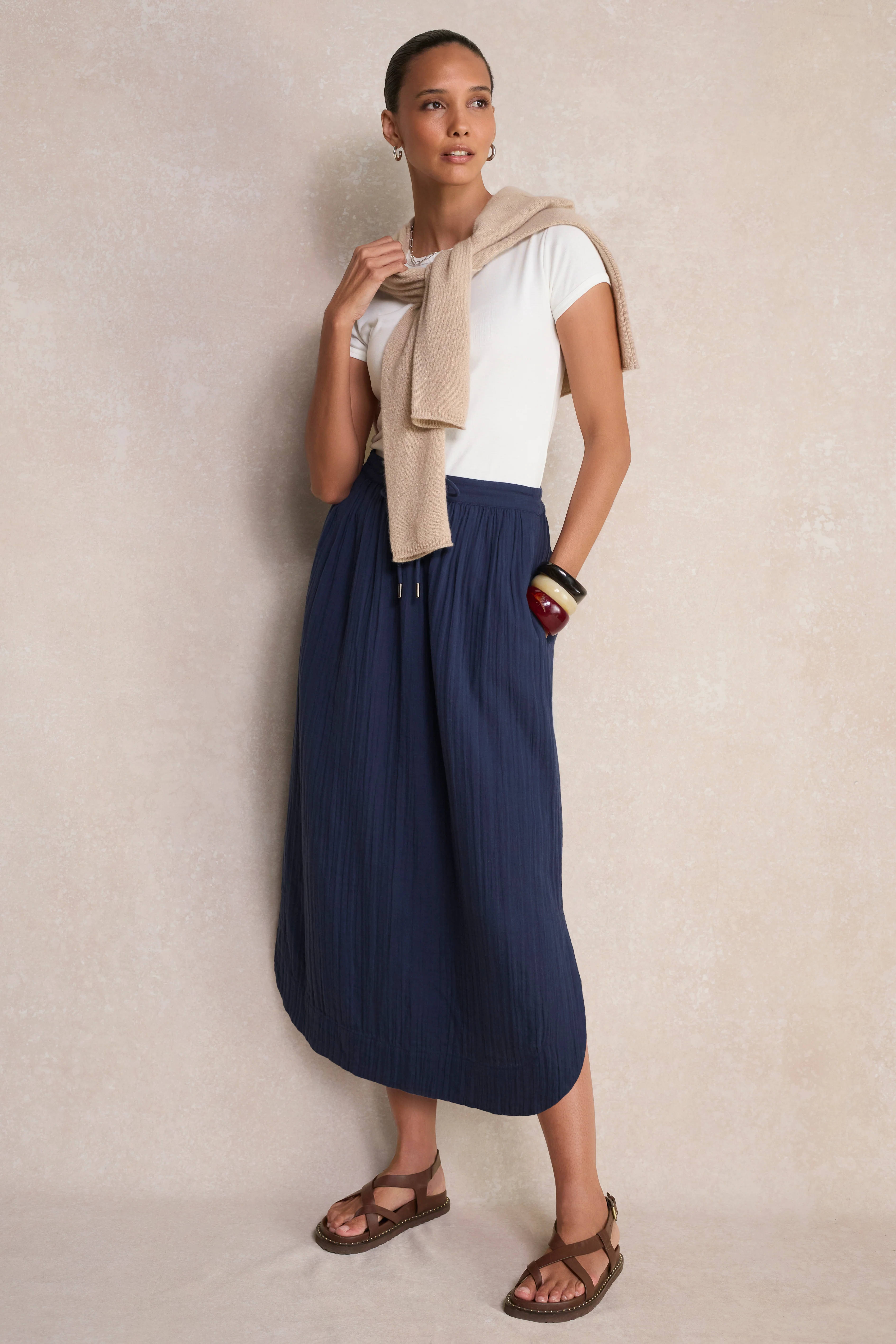 Freya Skirt - Deep Midnight