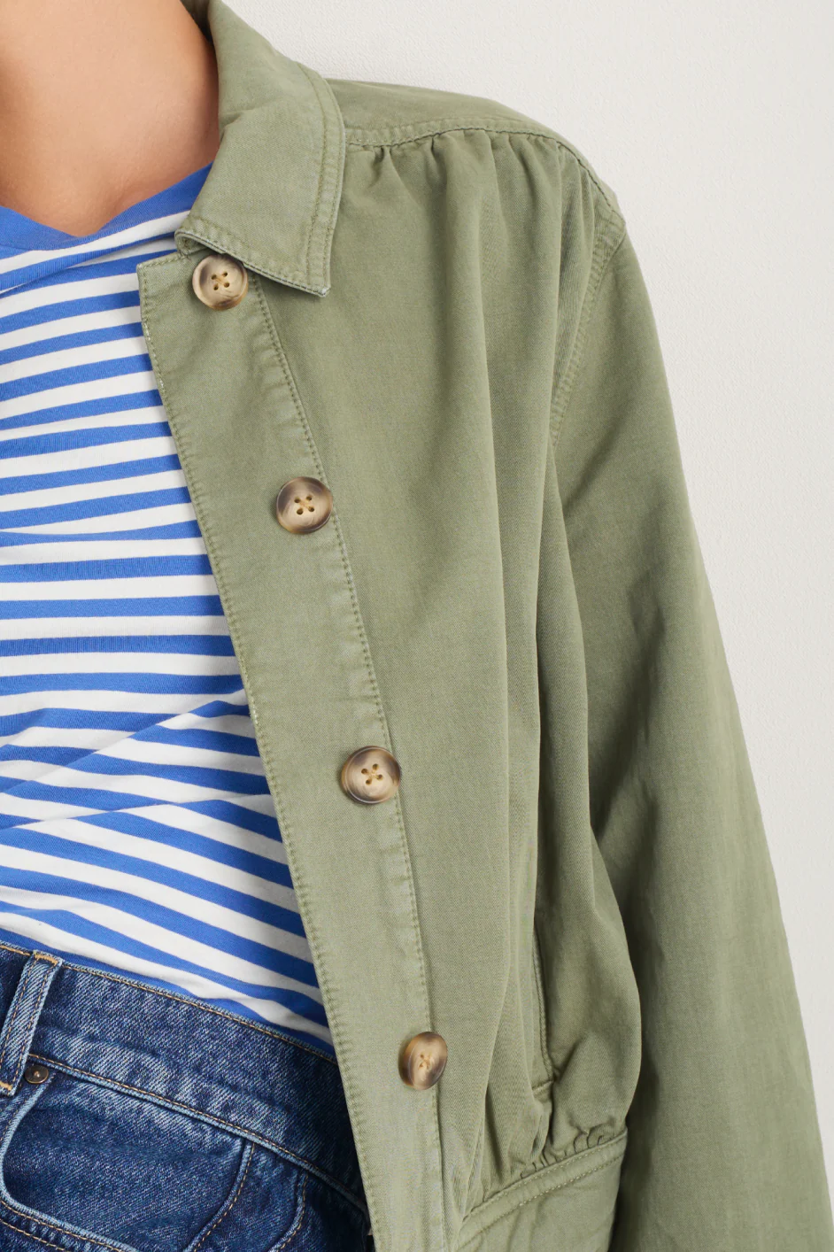 Frida Jacket - Soft Khaki - Image 3