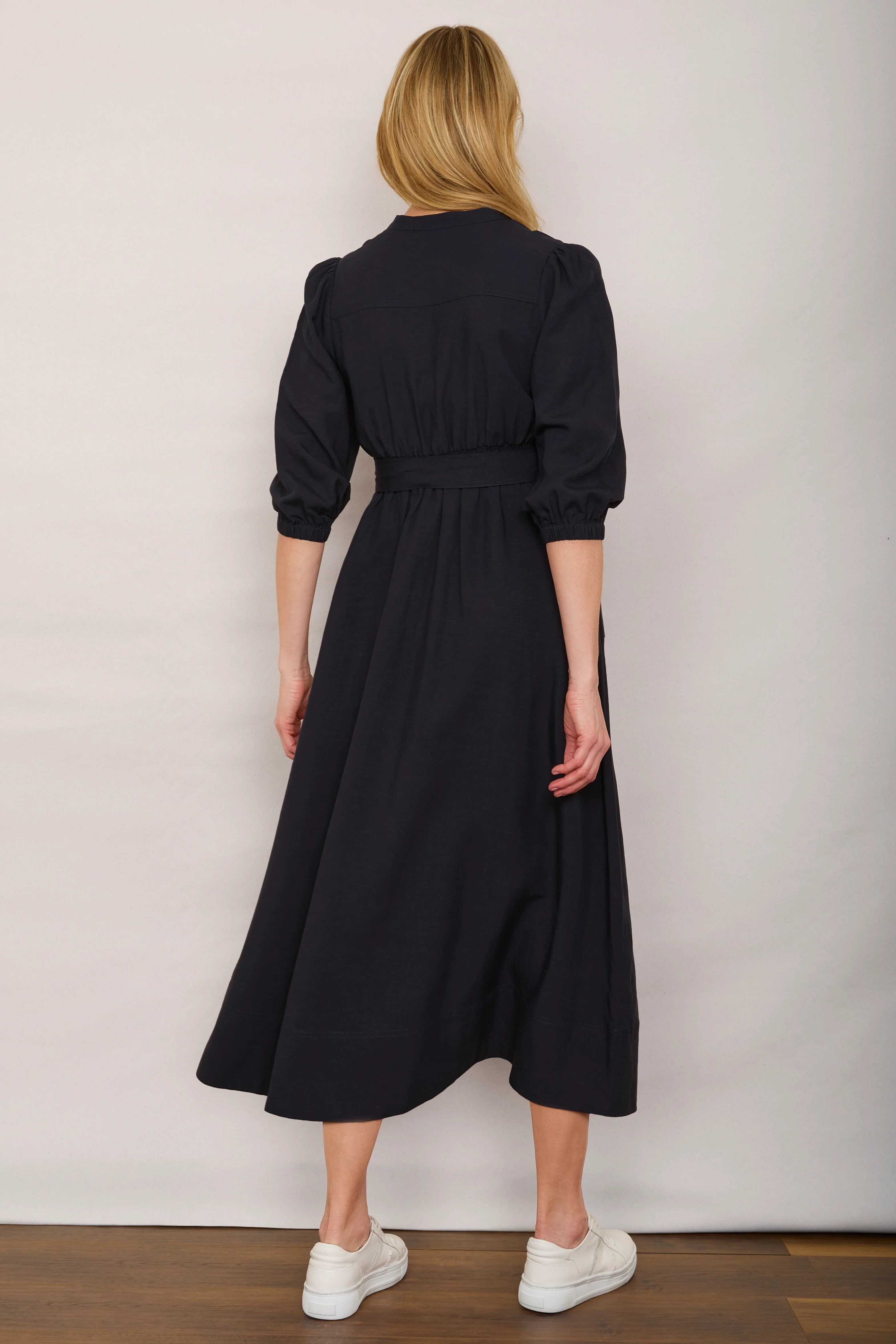 Imogen Dress - Navy - Image 5