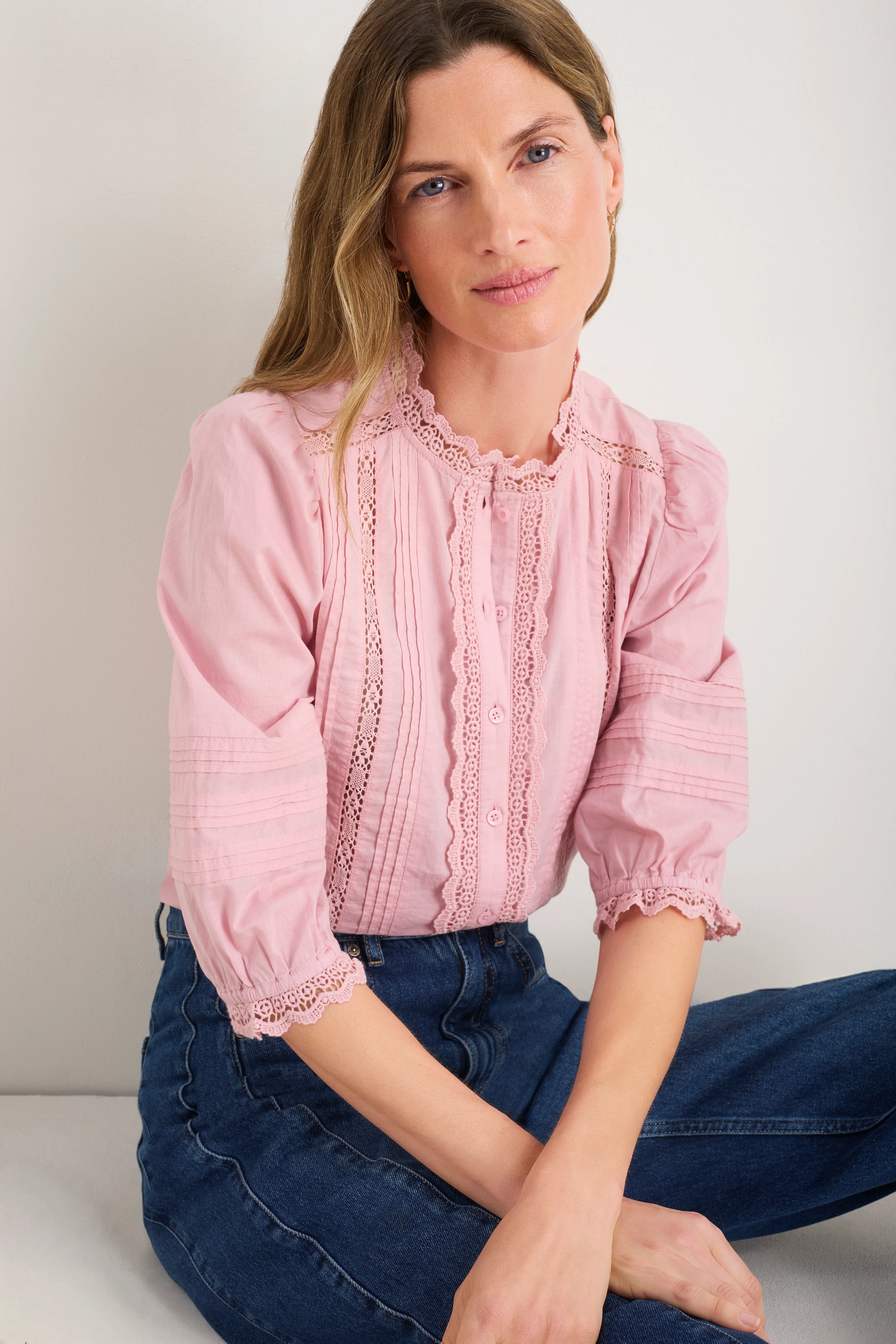 Isla Blouse - Blush Pink - Image 3