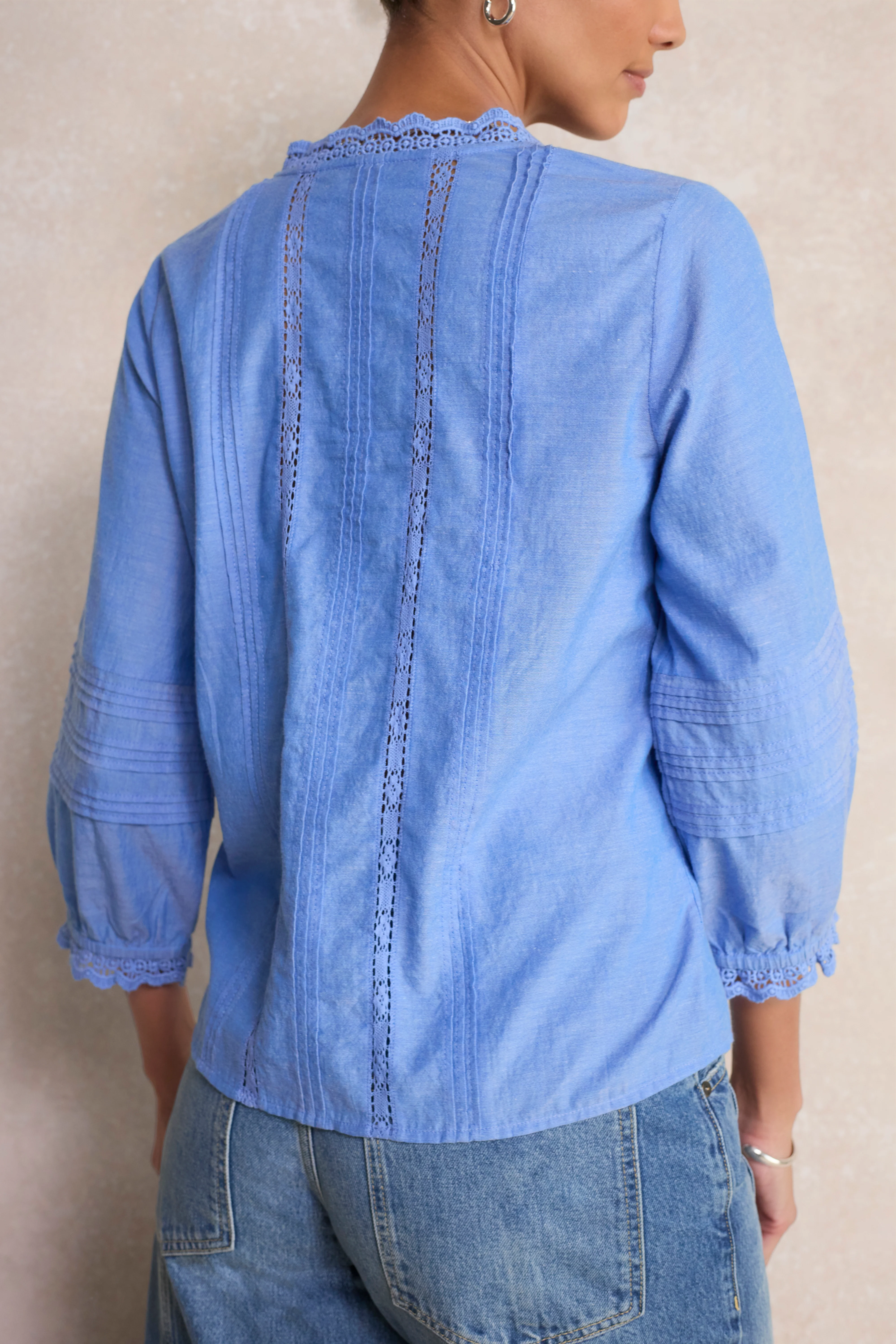 Isla Blouse - Chambray - Image 3