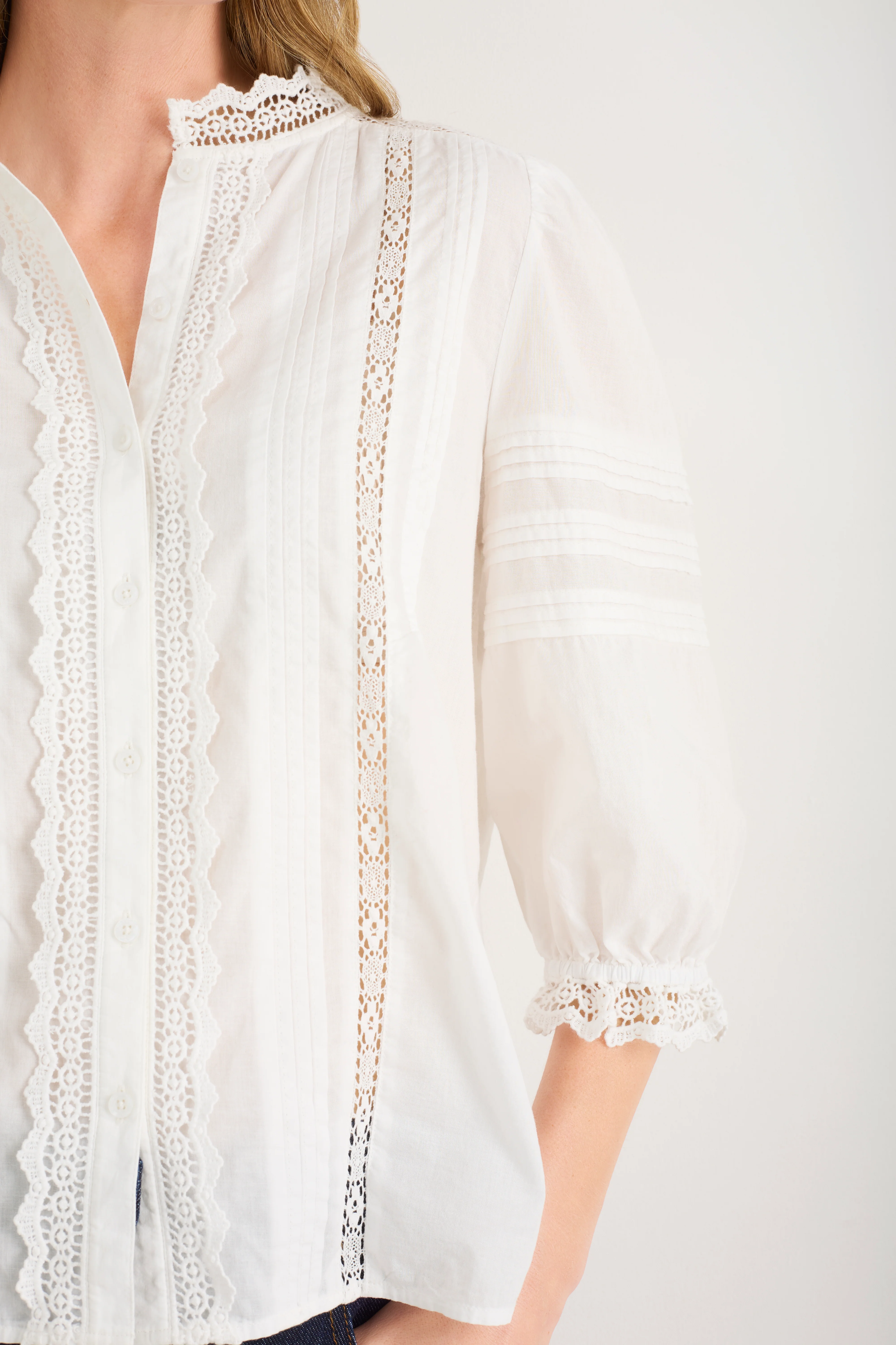 Isla Blouse - Ivory - Image 2