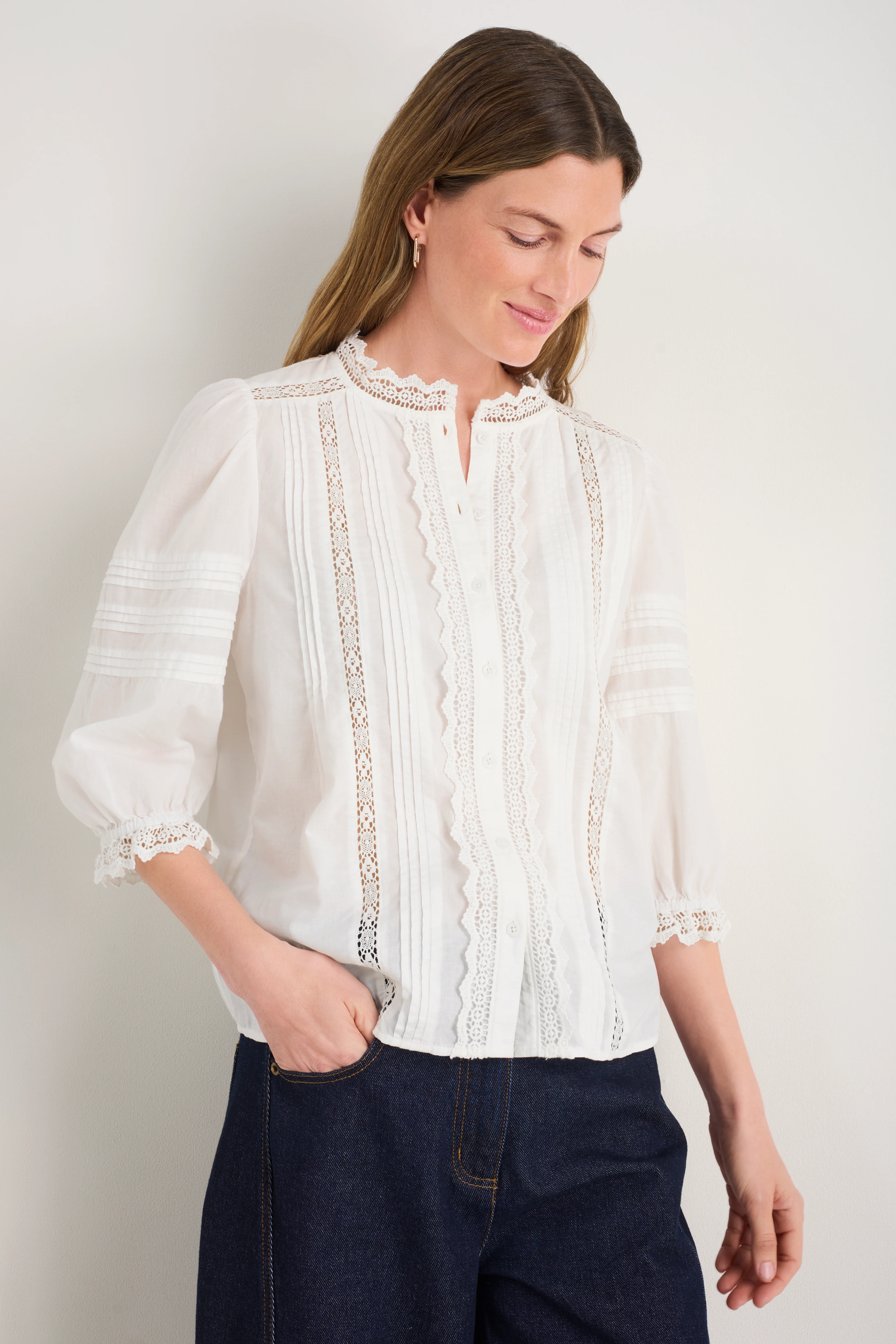 Isla Blouse - Ivory - Image 3