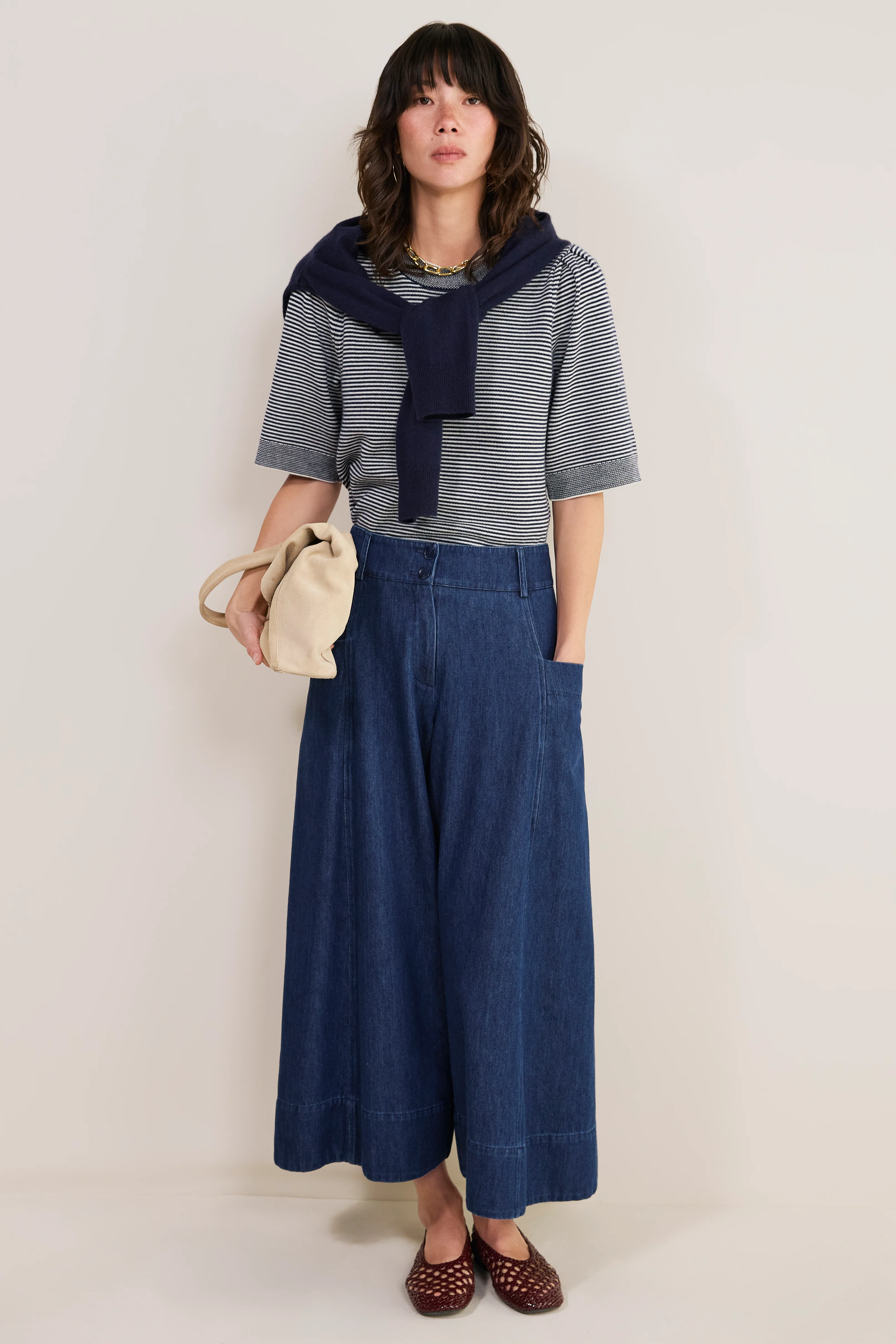 Ivy Jumper - Midnight/Ivory Micro Stripe - Image 5