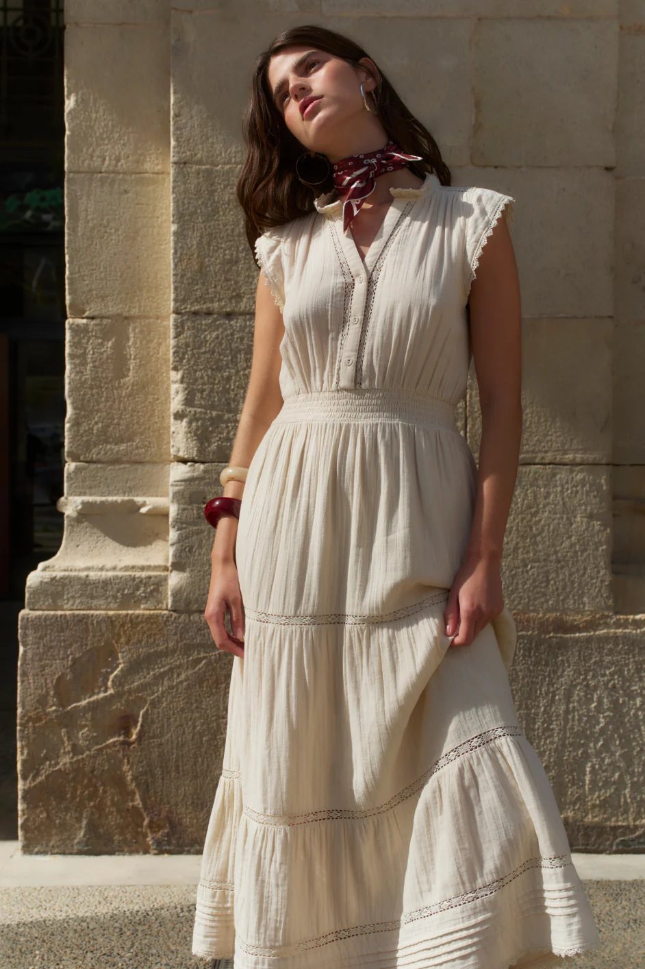 Jacinda Dress - Sandstone - Image 2