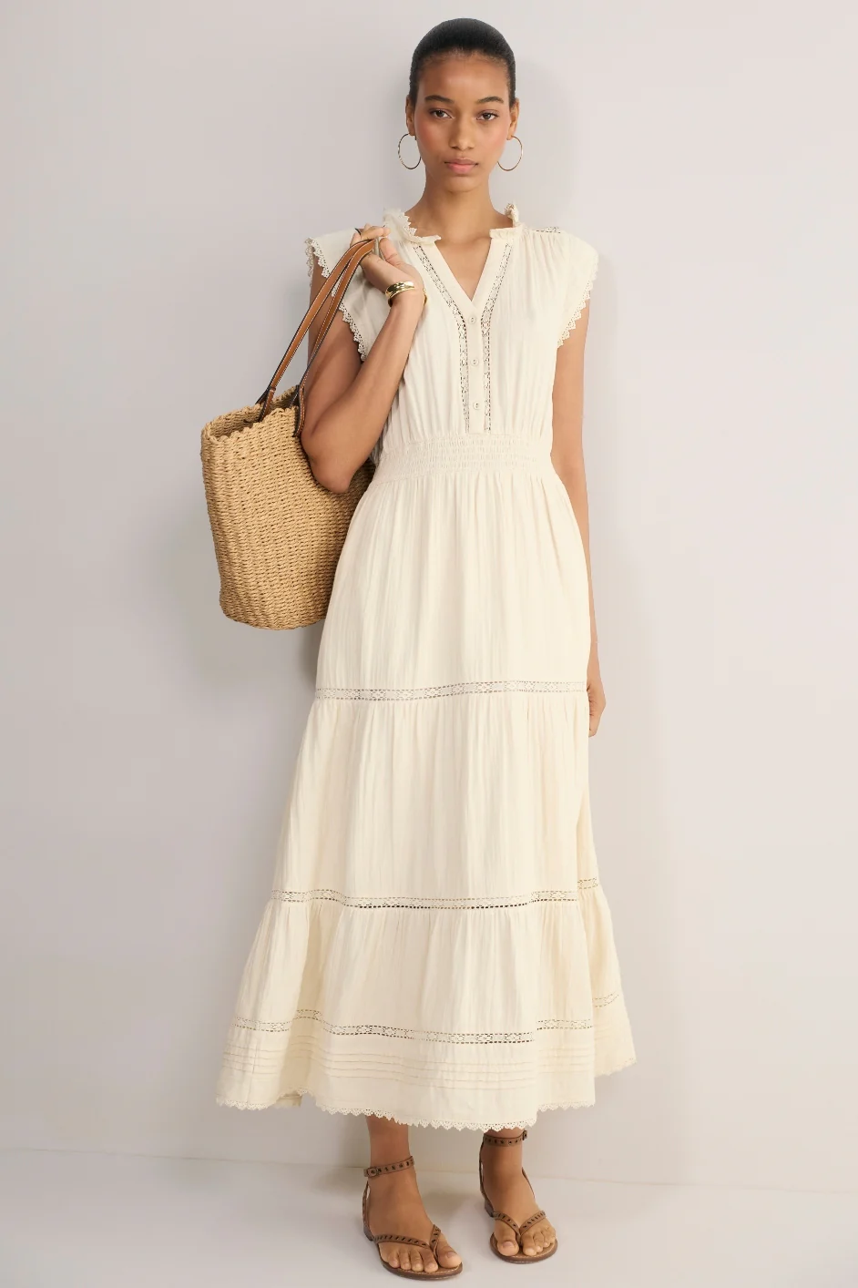 Jacinda Dress - Sandstone - Image 4