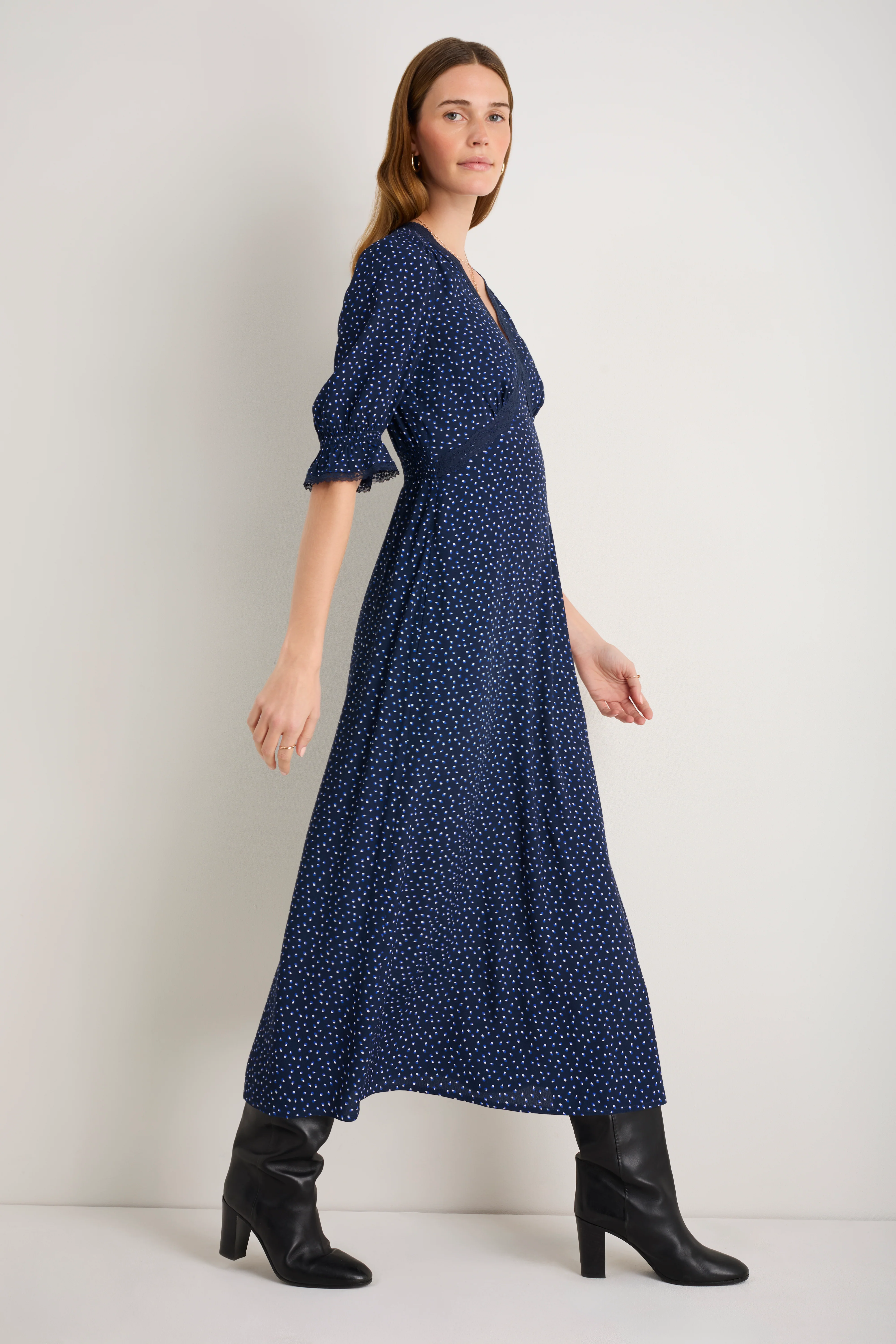Jamie Dress - Midnight Seed Print - Image 3