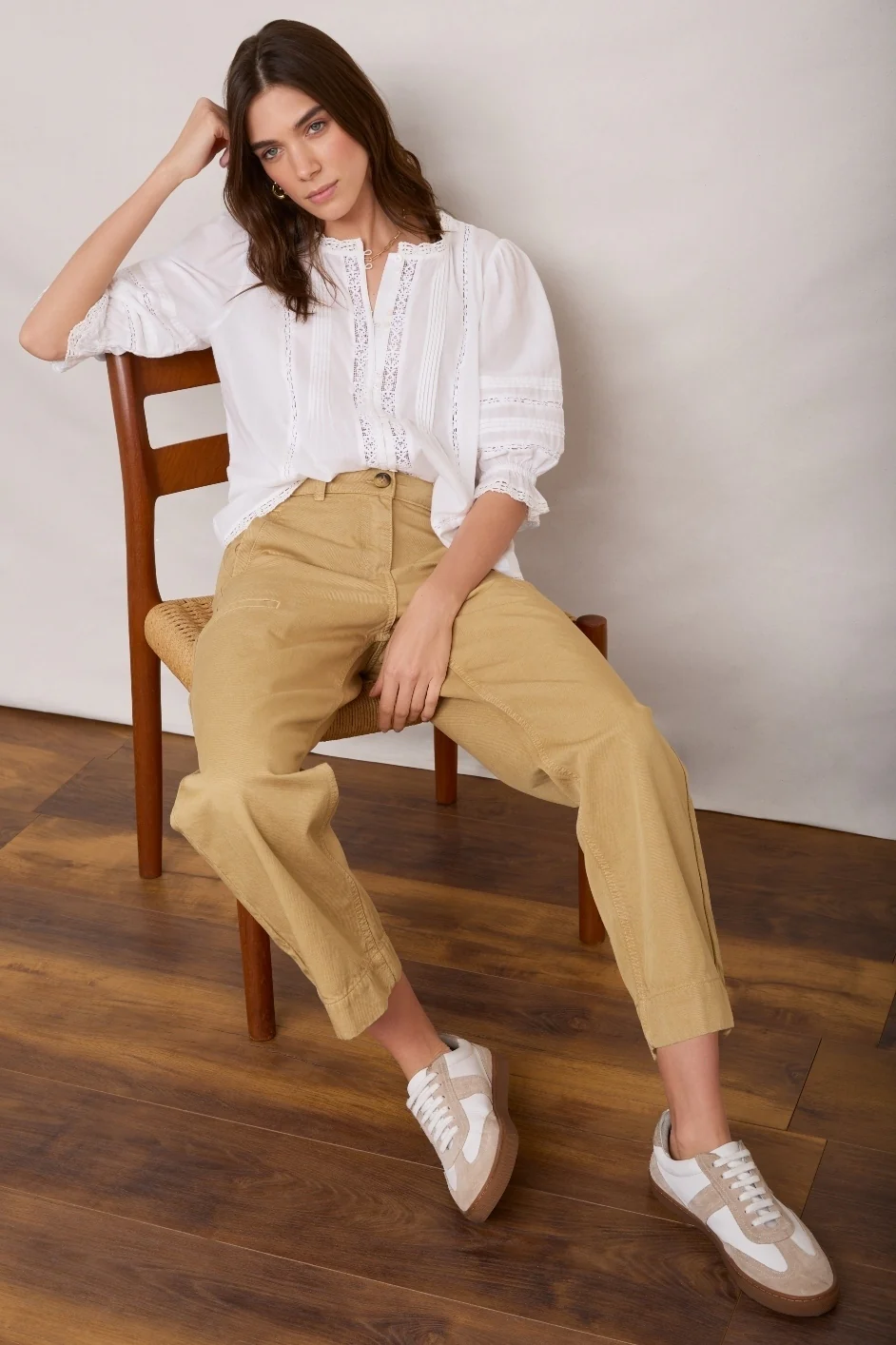 Jayla Cargo Trouser - Sand - Image 3