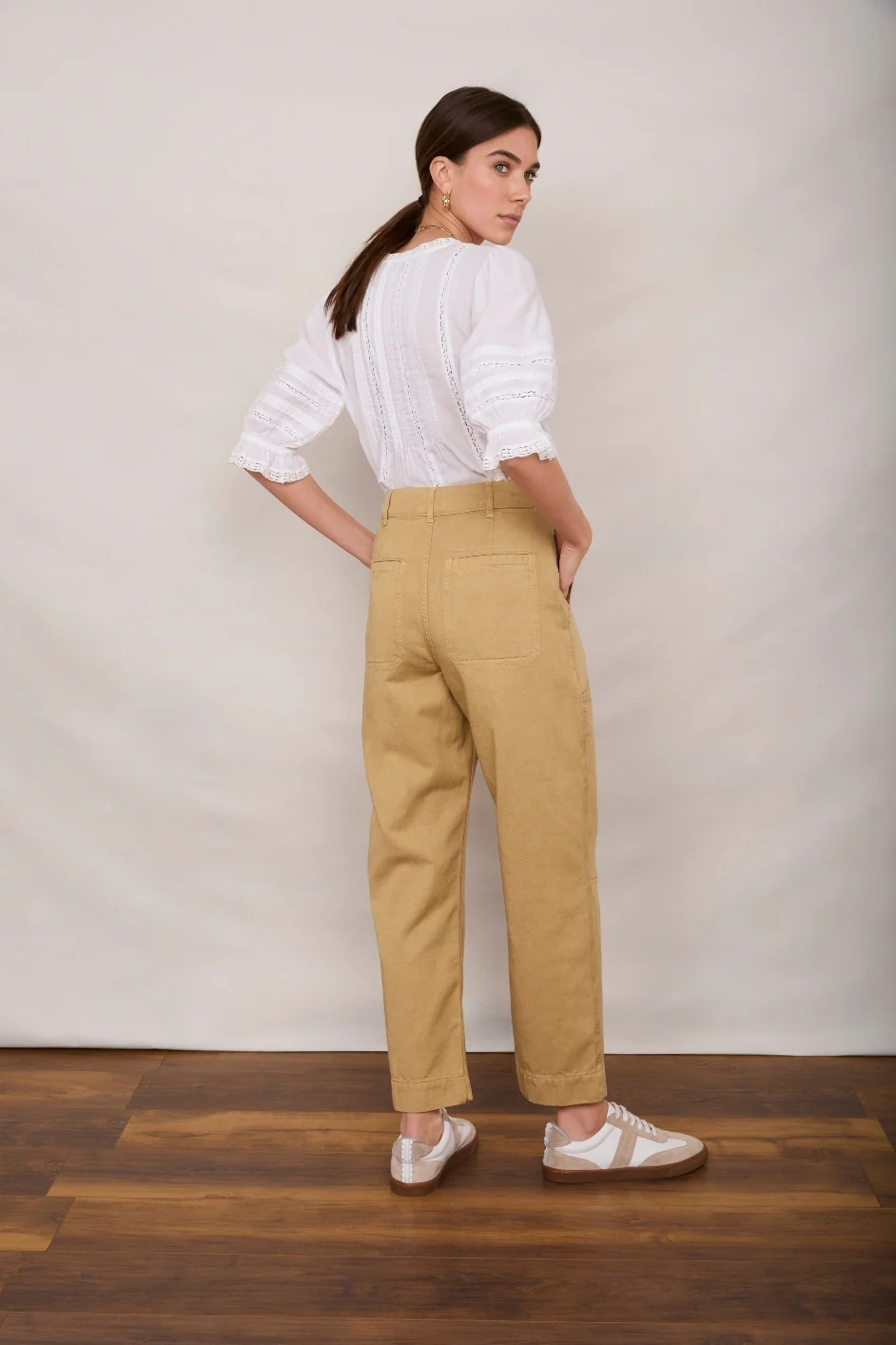 Jayla Cargo Trouser - Sand - Image 5