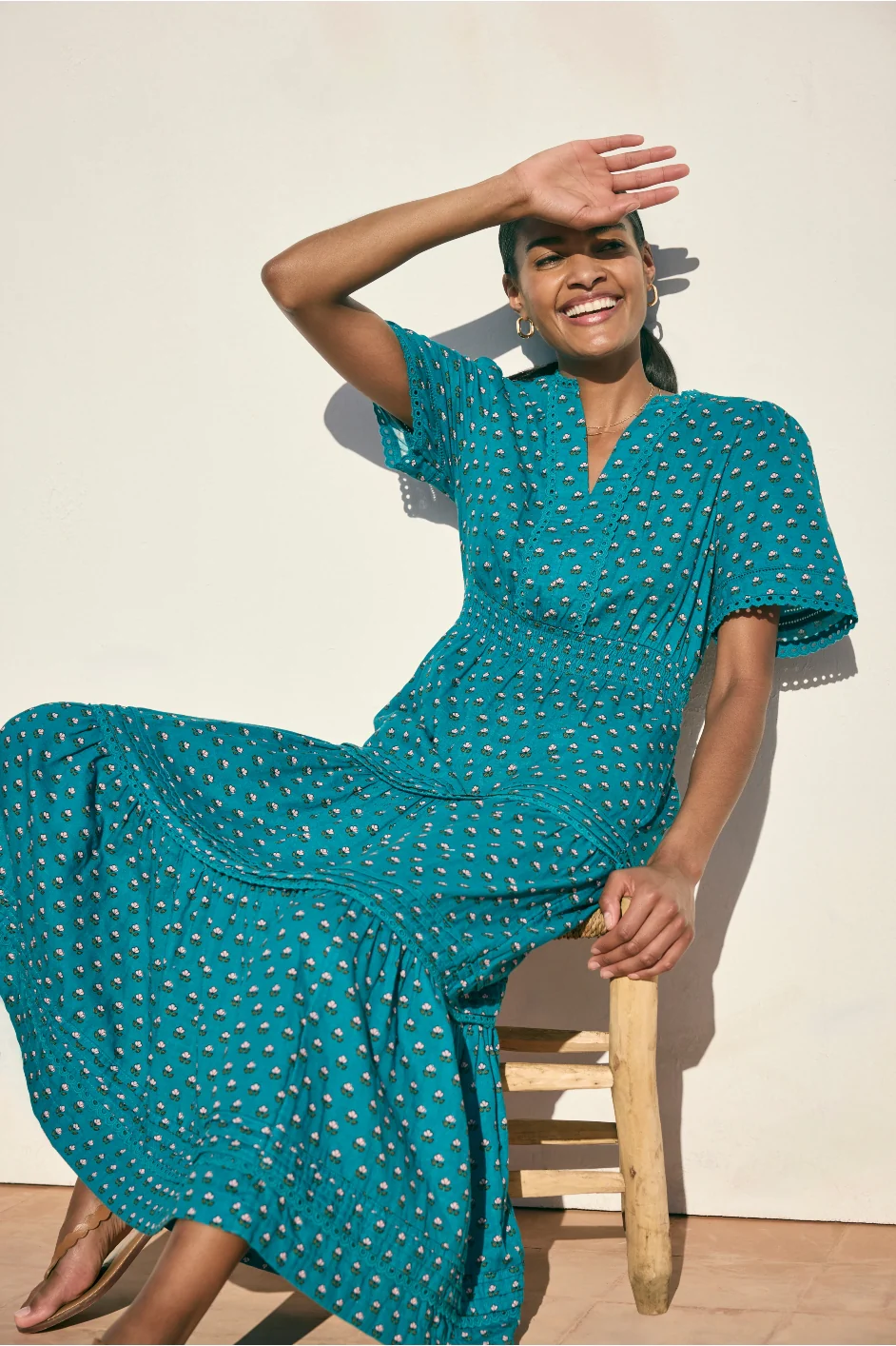 Jocelyn Dress - Petal Woodblock - Image 4
