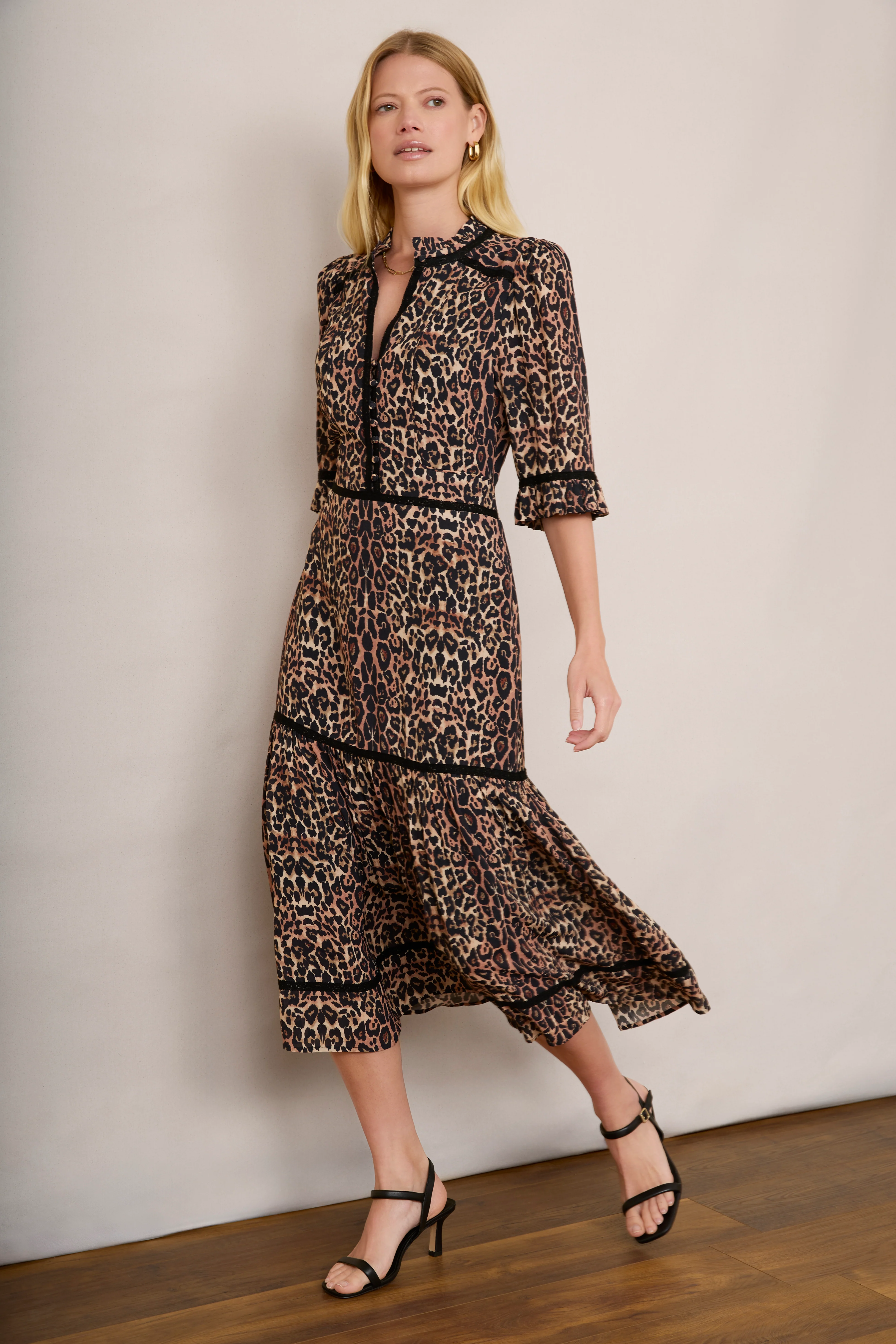 Jodi Dress - Leopard - Image 5