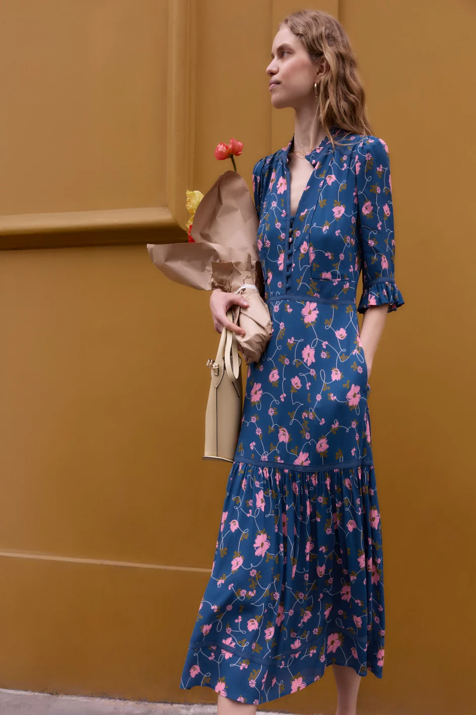 Jodi Dress - Navy Floral - Image 3