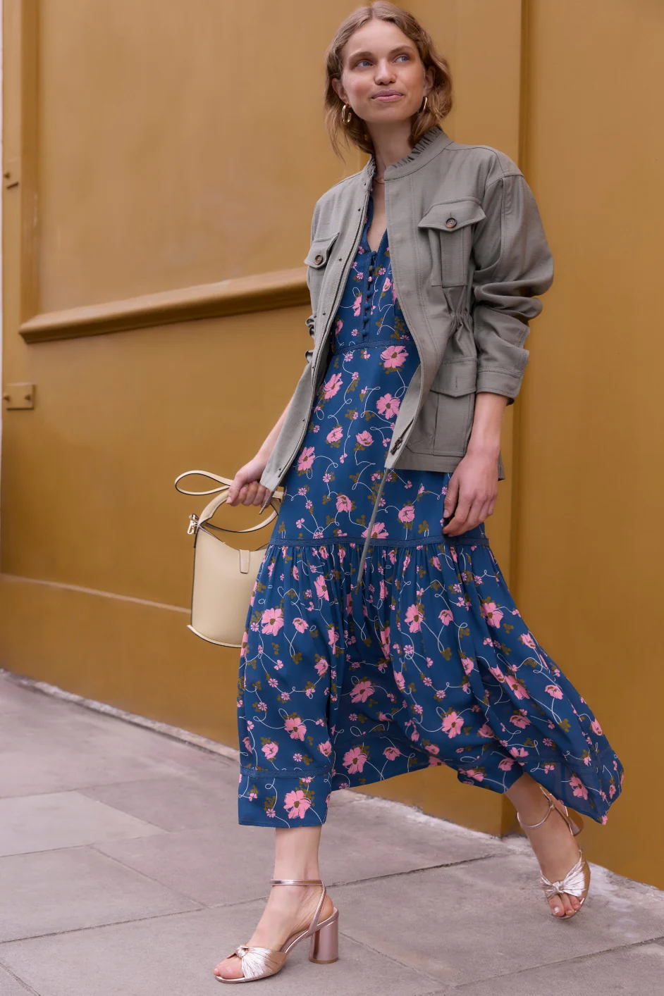 Jodi Dress - Navy Floral - Image 4