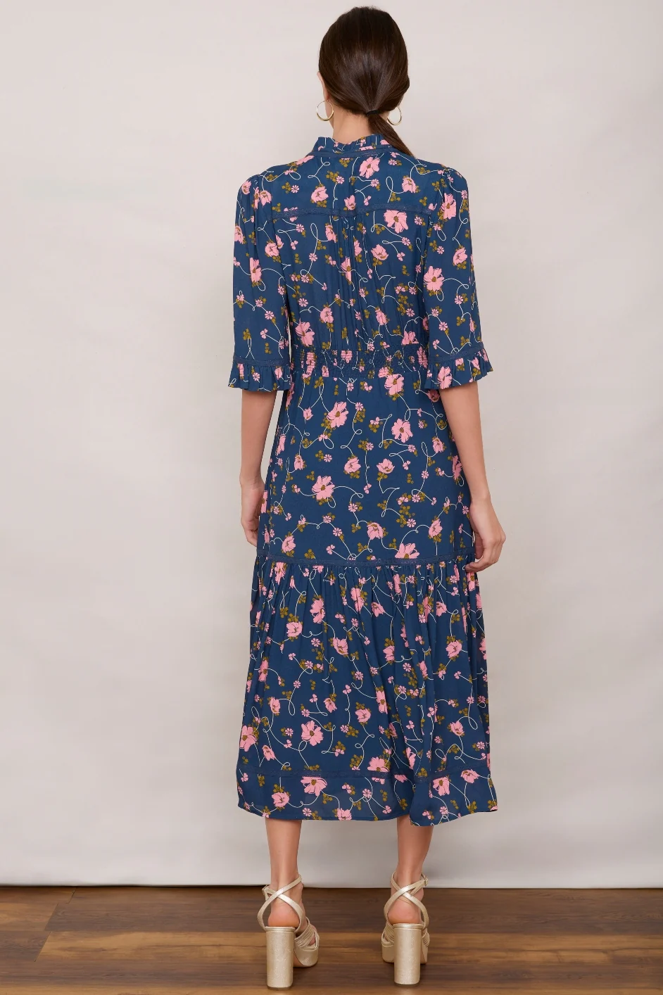 Jodi Dress - Navy Floral - Image 6