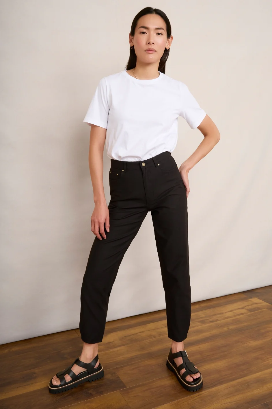 June Cargo Trouser - Black - Image 2