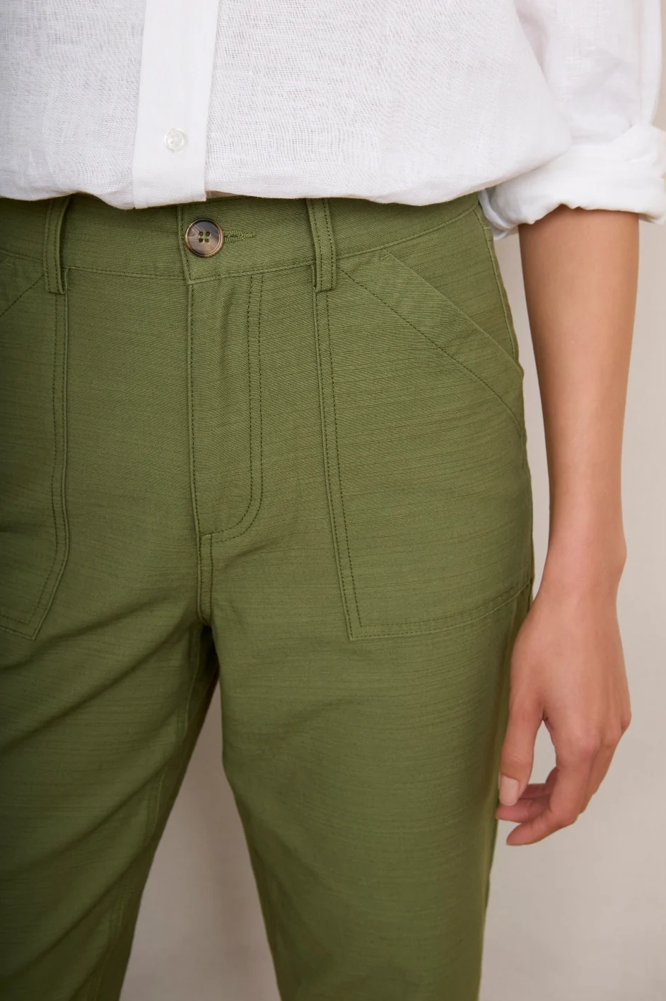 June Cargo Trouser - Khaki - Image 2