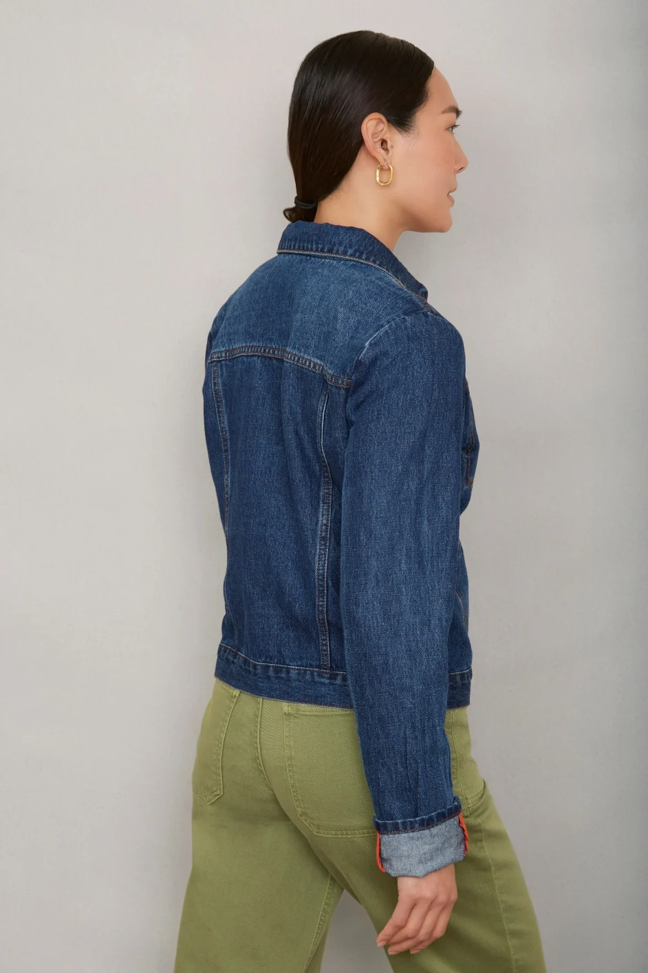 Karla Denim Jacket - Mid Wash - Image 6