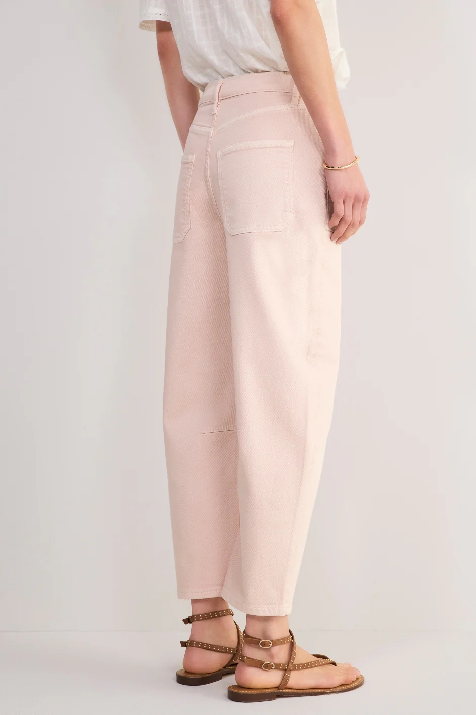 Kaya Cargo Barrel Jean - Dusky Pink - Image 3