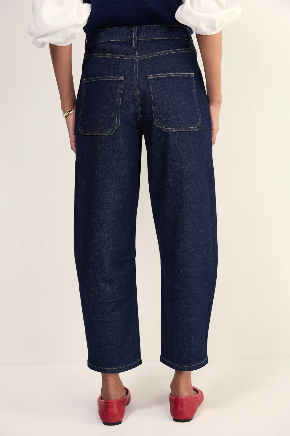 Kaya Cargo Barrel Jean - Rinse Wash - Image 3