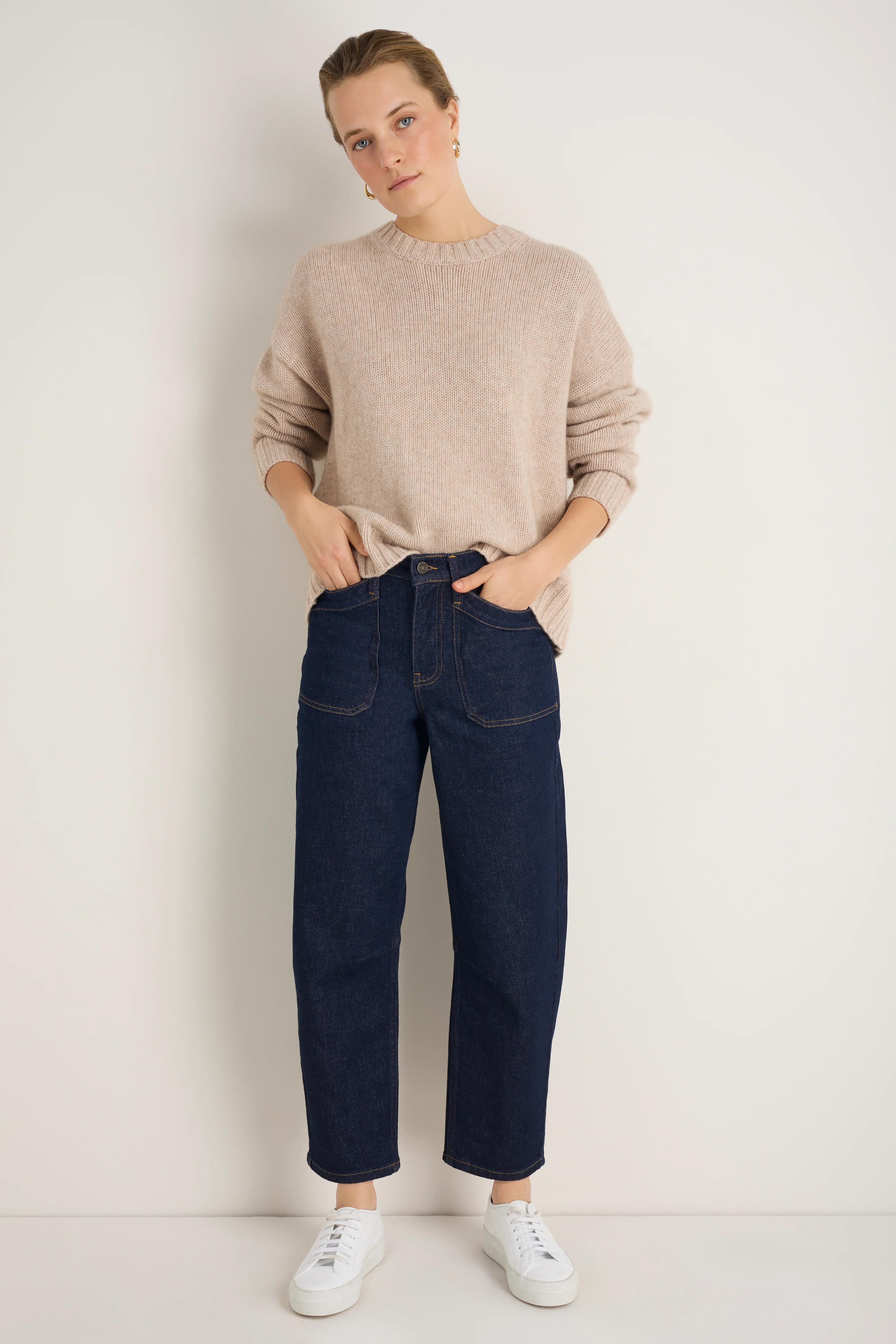 Kaya Cargo Barrel Jean - Rinse Wash - Image 5