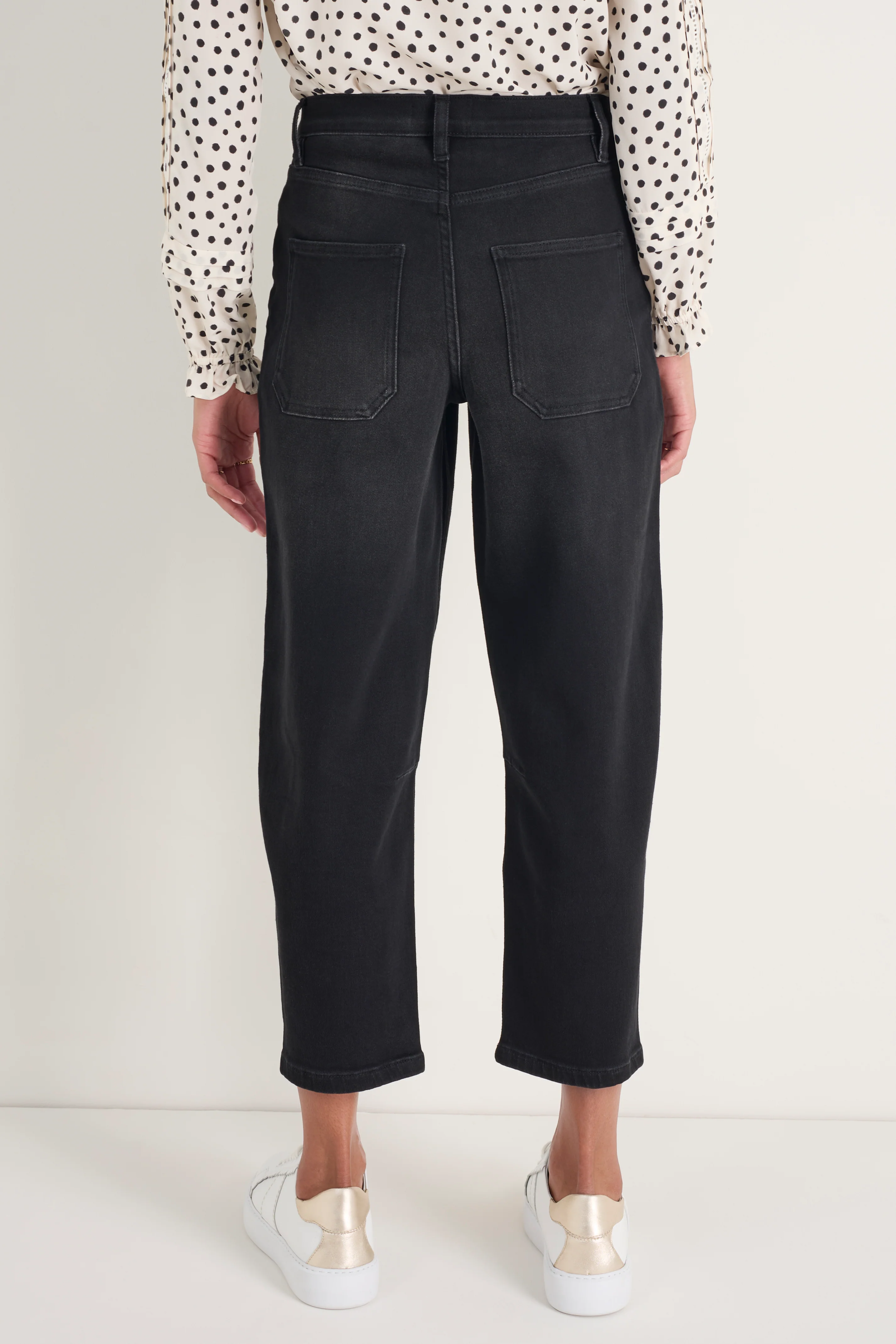 Kaya Cargo Barrel Jean - Washed Black - Image 3