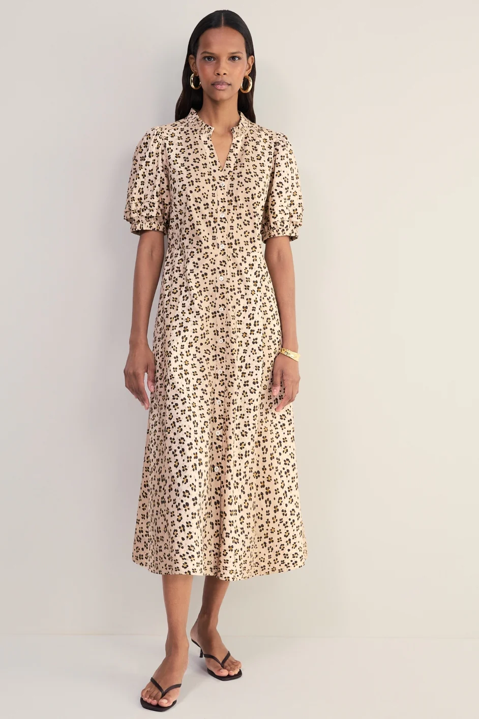 Kelly Dress - Leopard - Image 5
