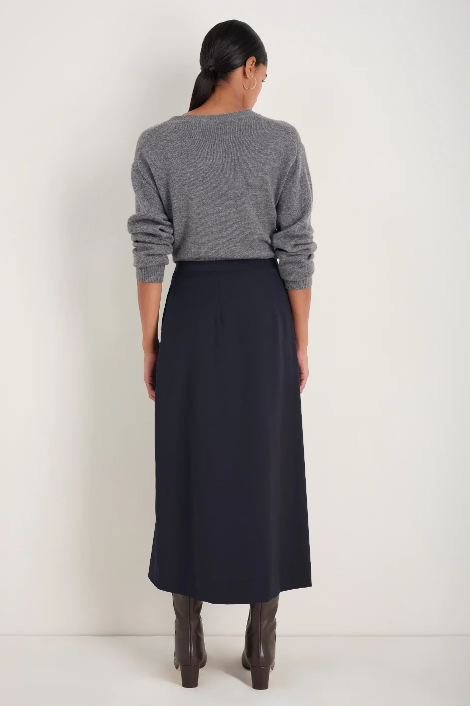 Kirsty Kilt Skirt - Midnight - Image 4