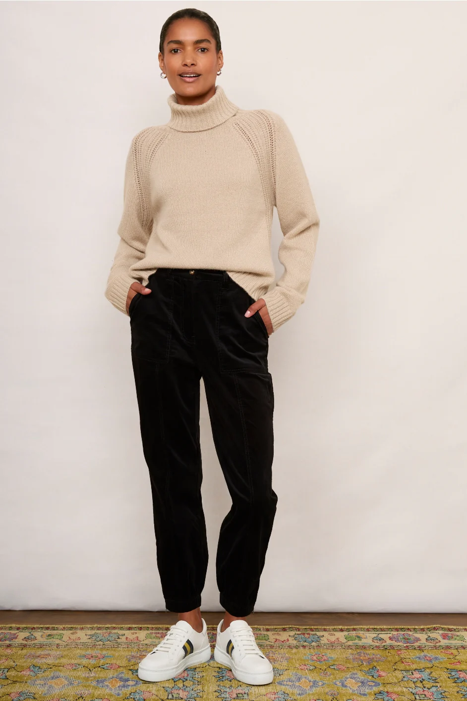 Lara Velvet Jogger - Black - Image 6