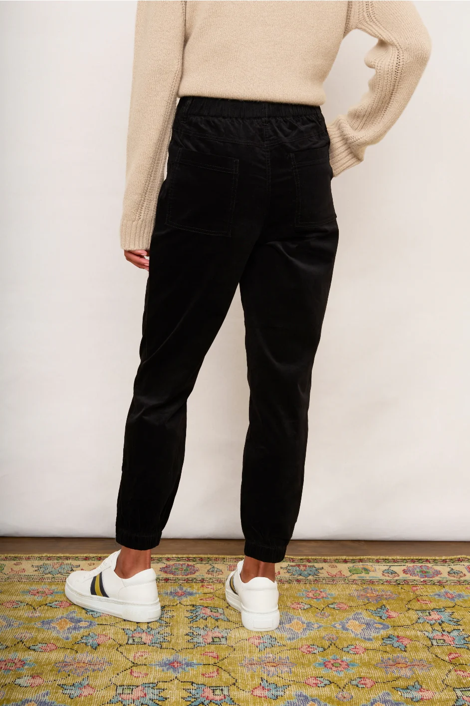 Lara Velvet Jogger - Black - Image 7