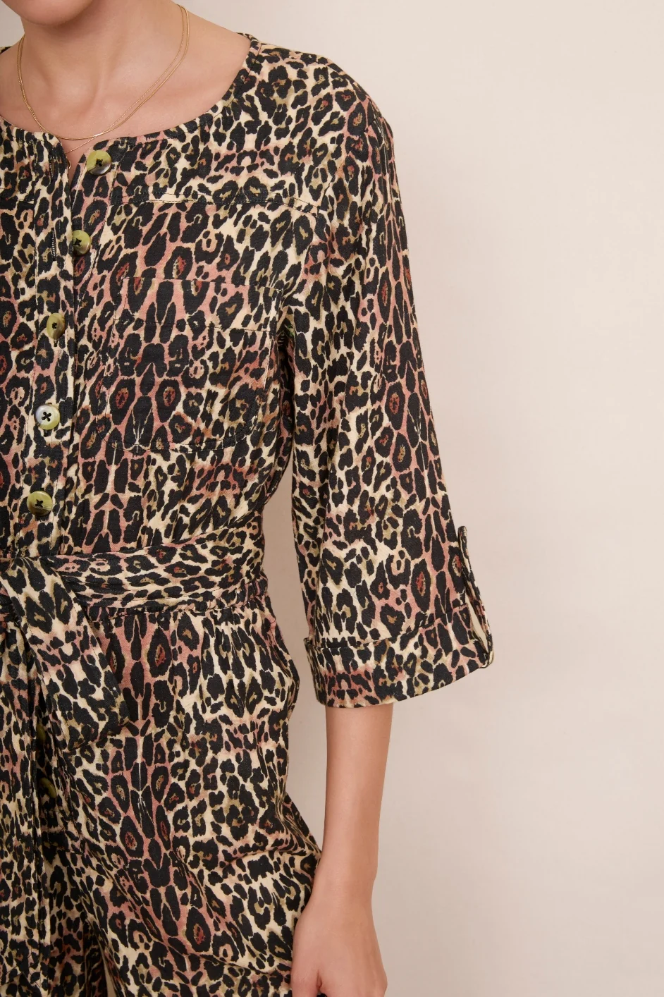 Lauren Jumpsuit - Leopard - Image 6
