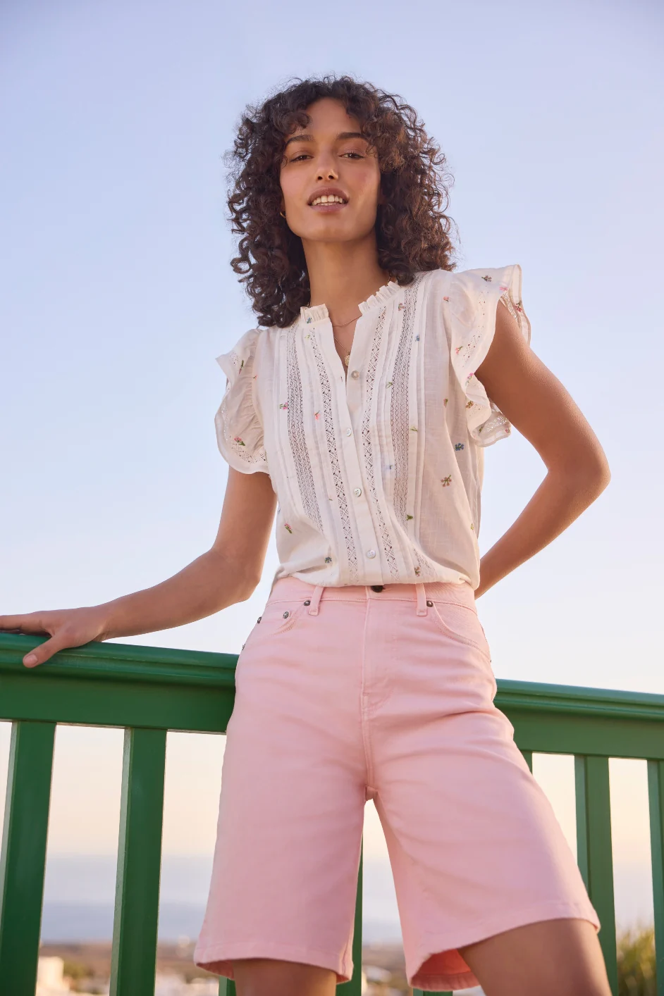 Lilia Bermuda Short - Candy Floss Pink - Image 2
