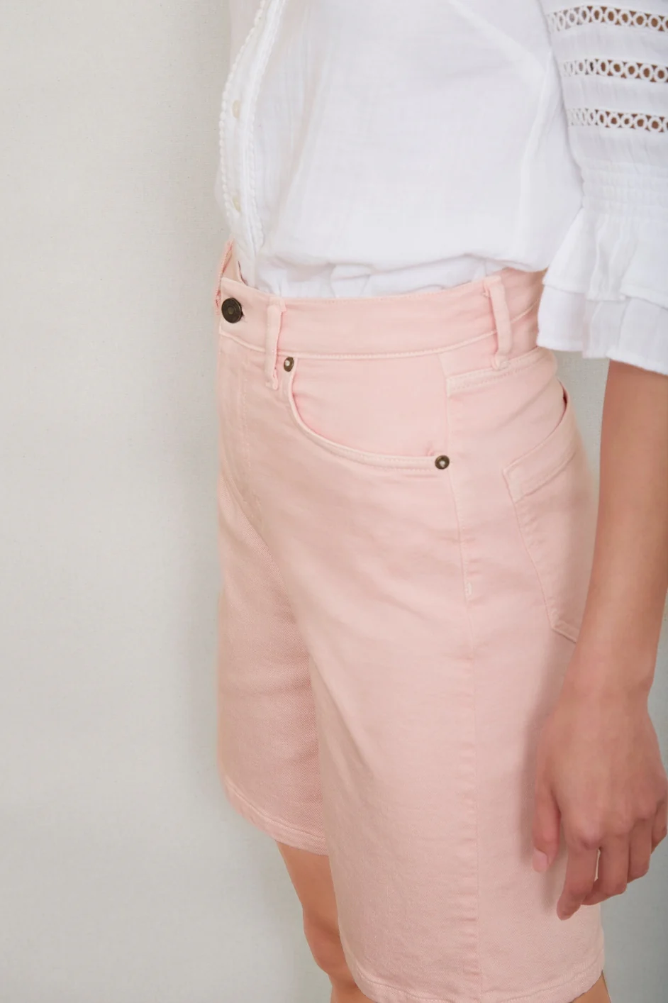 Lilia Bermuda Short - Candy Floss Pink - Image 5