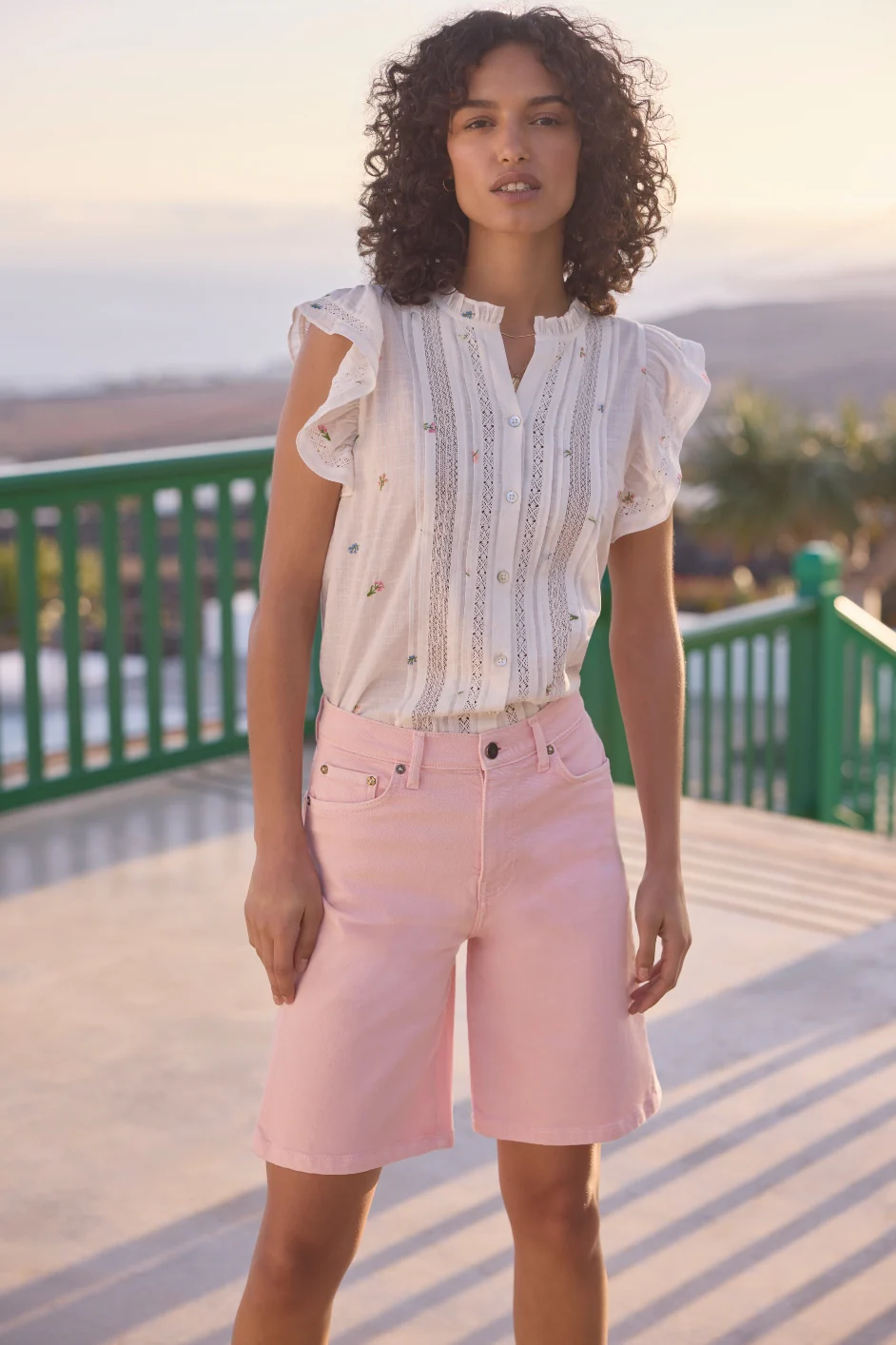 Lilia Bermuda Short - Candy Floss Pink - Image 6