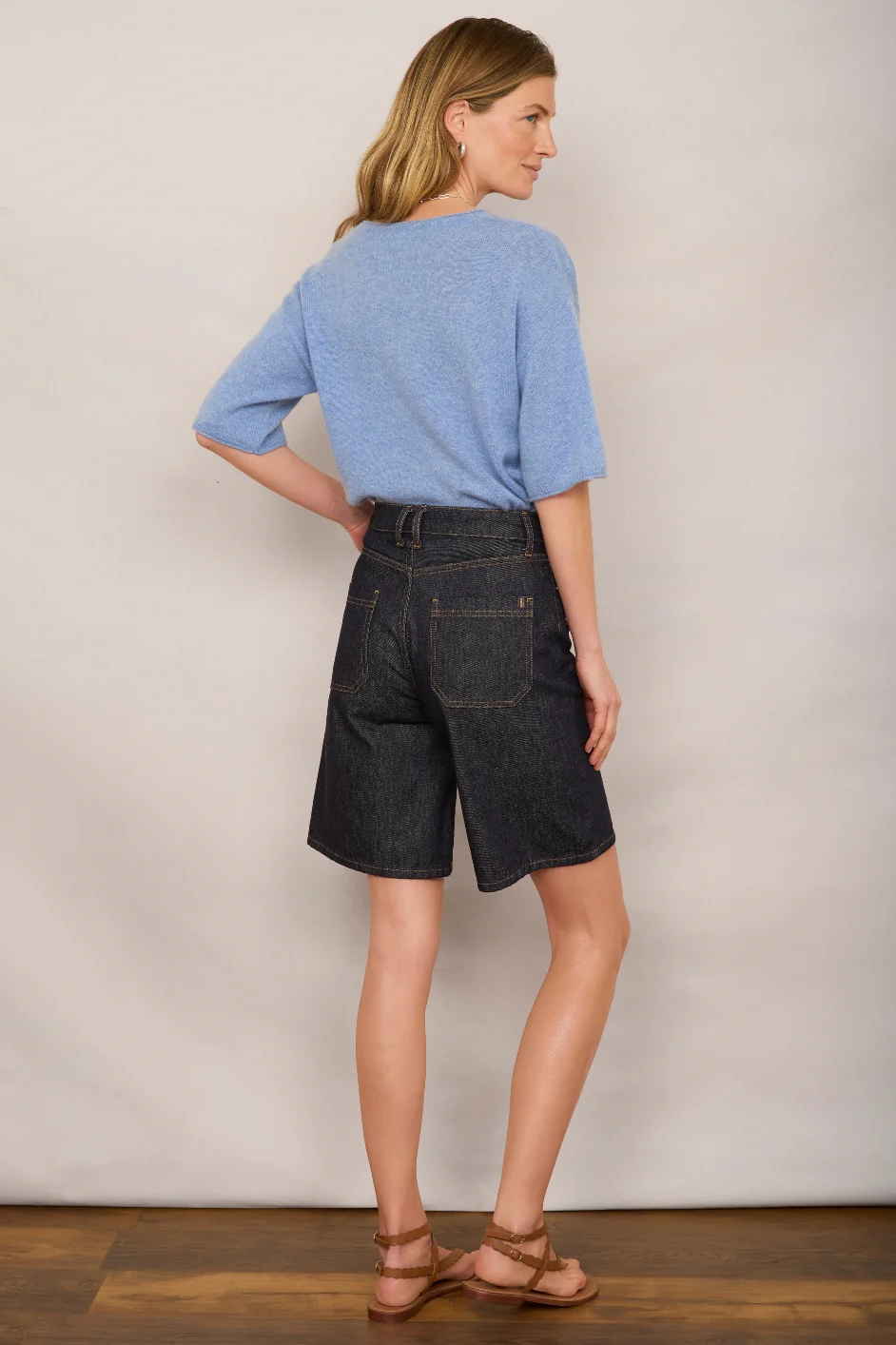 Lilia Bermuda Short - Indigo - Image 3